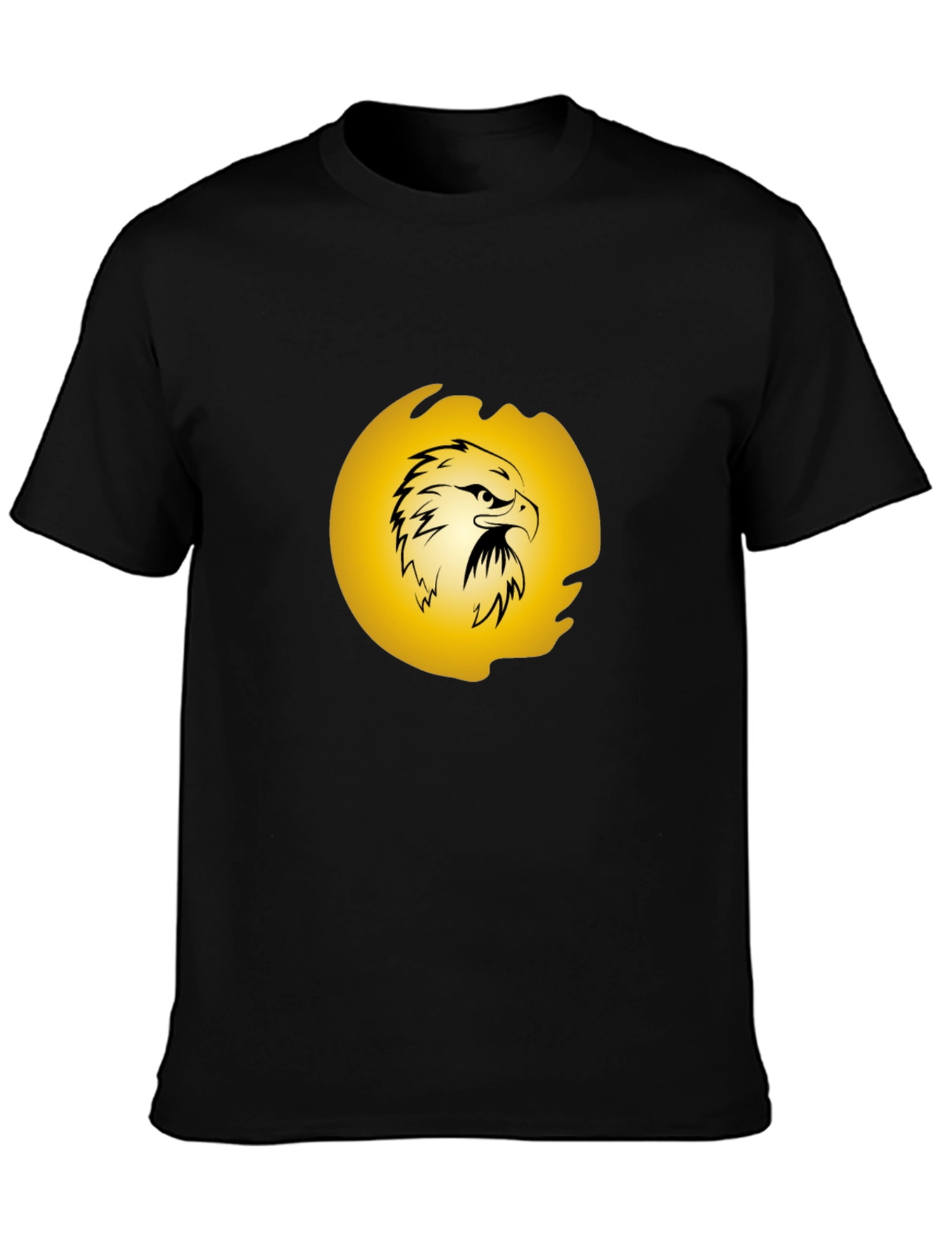 Eagle Graphic Print Tee - Black