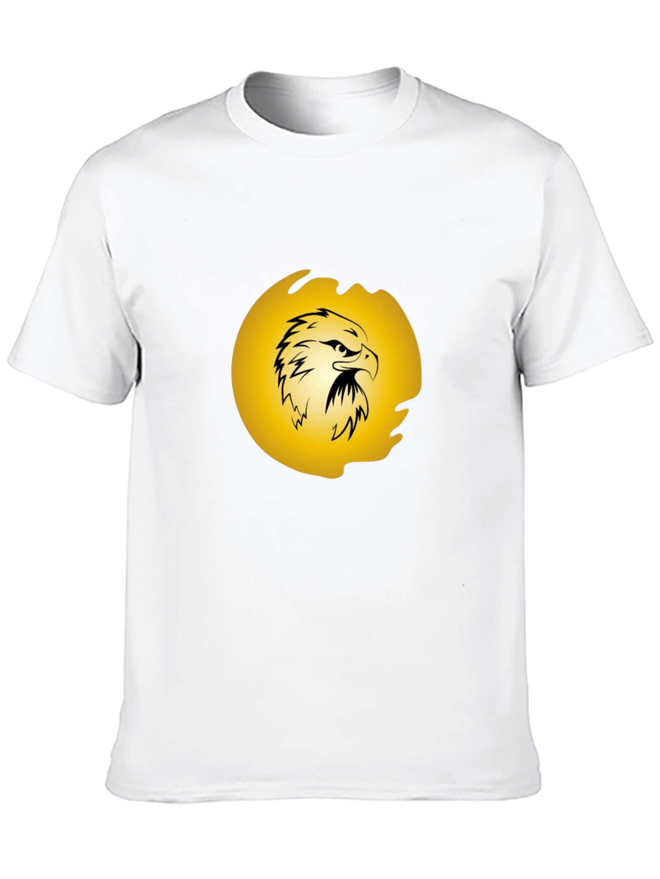 Eagle Graphic Print Tee - Black