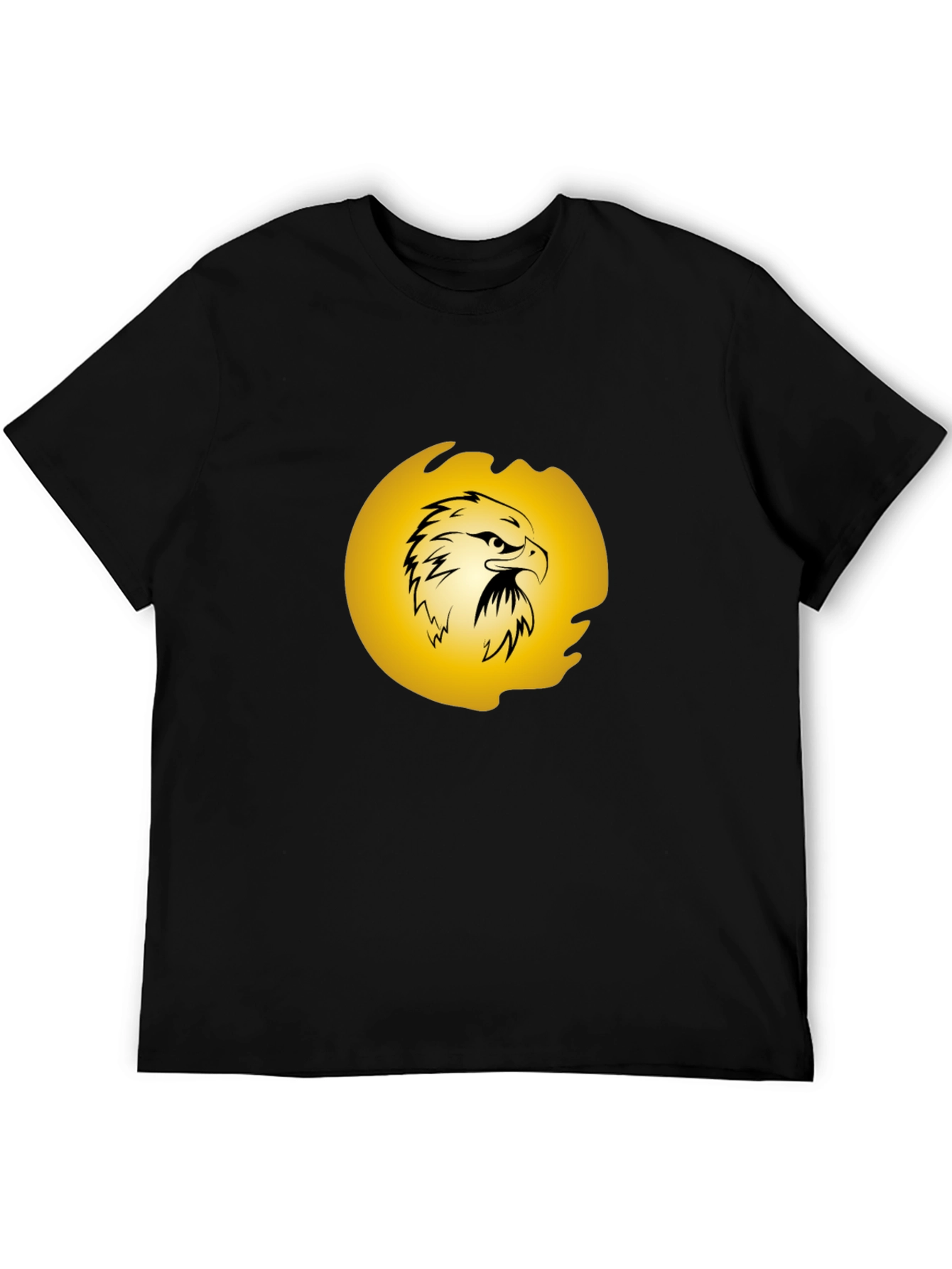 Eagle Graphic Print Tee - Black