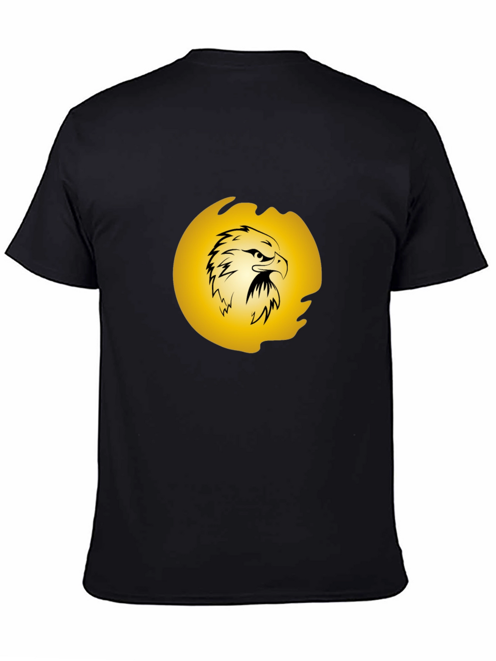Eagle Graphic Print Tee - Black