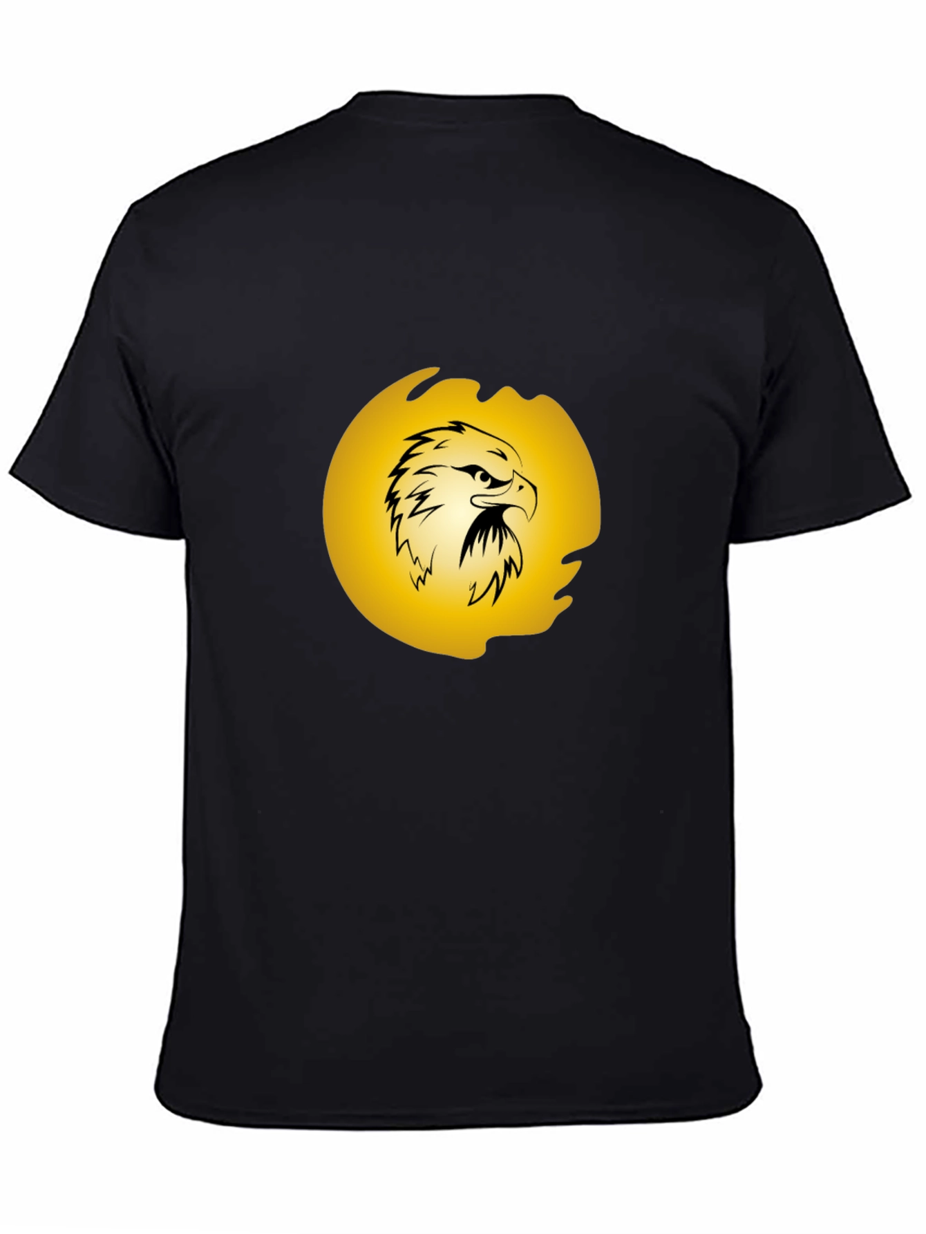 Eagle Graphic Print Tee - Black