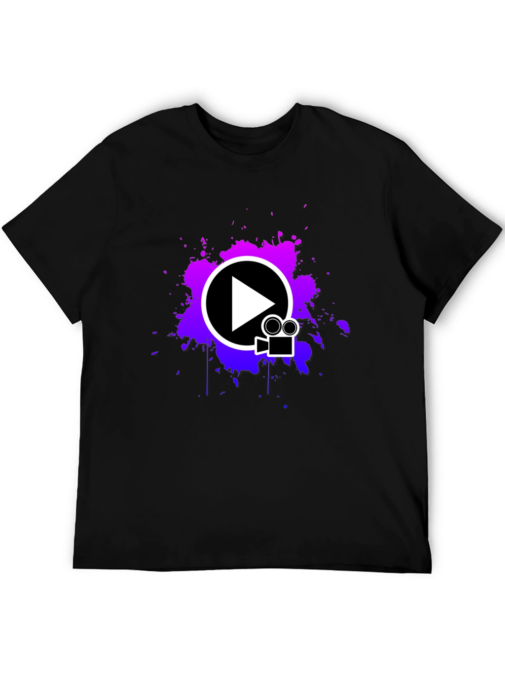 Vibrant Media Playback T-Shirt