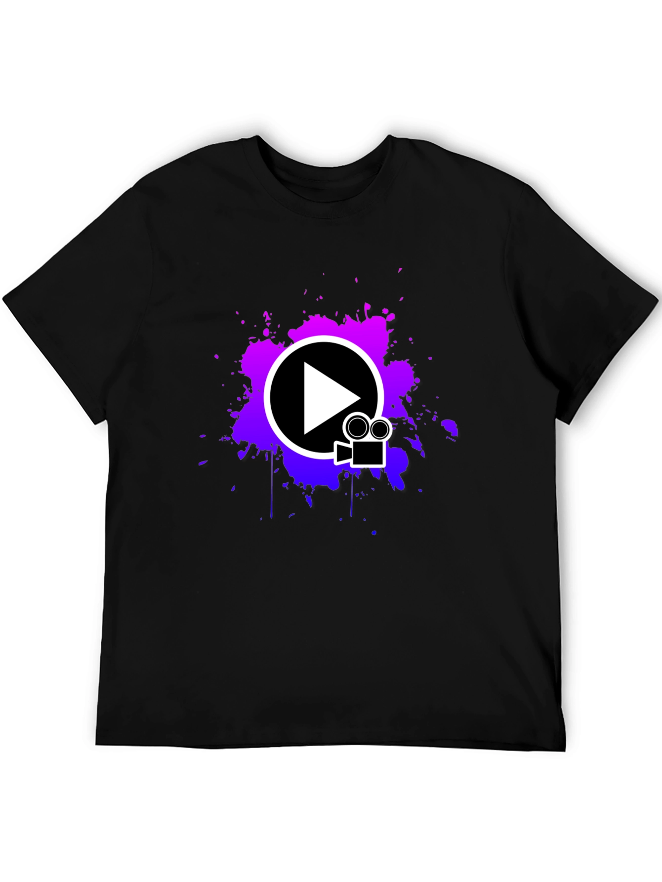 Vibrant Media Playback T-Shirt