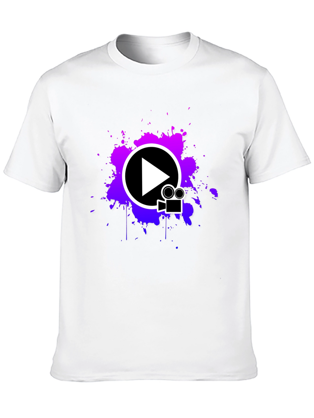 Vibrant Media Playback T-Shirt