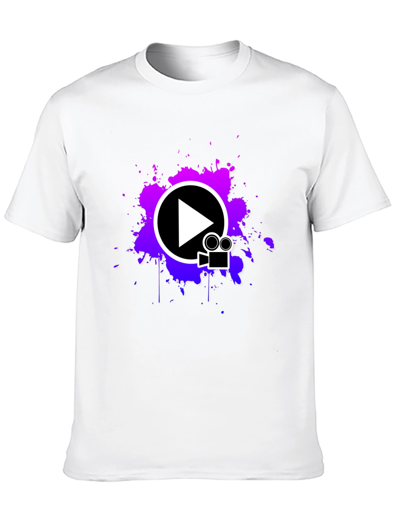 Vibrant Media Playback T-Shirt