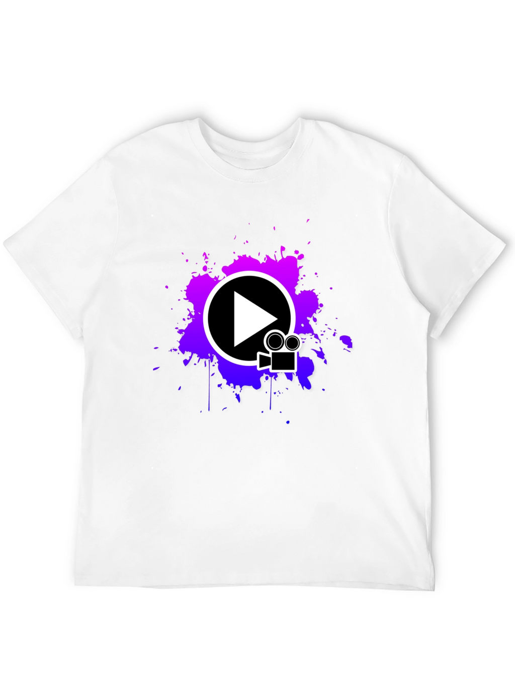 Vibrant Media Playback T-Shirt