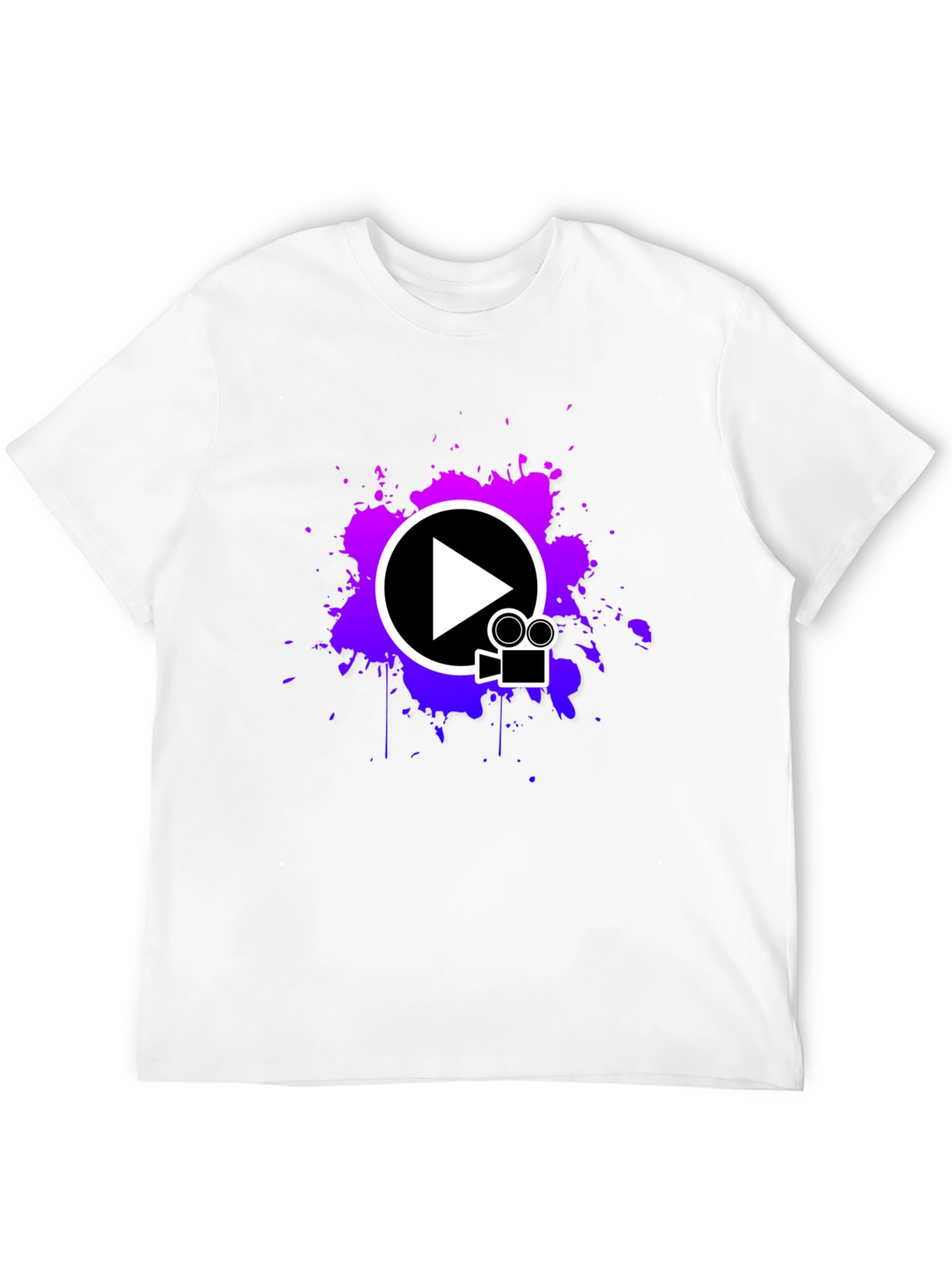 Vibrant Media Playback T-Shirt