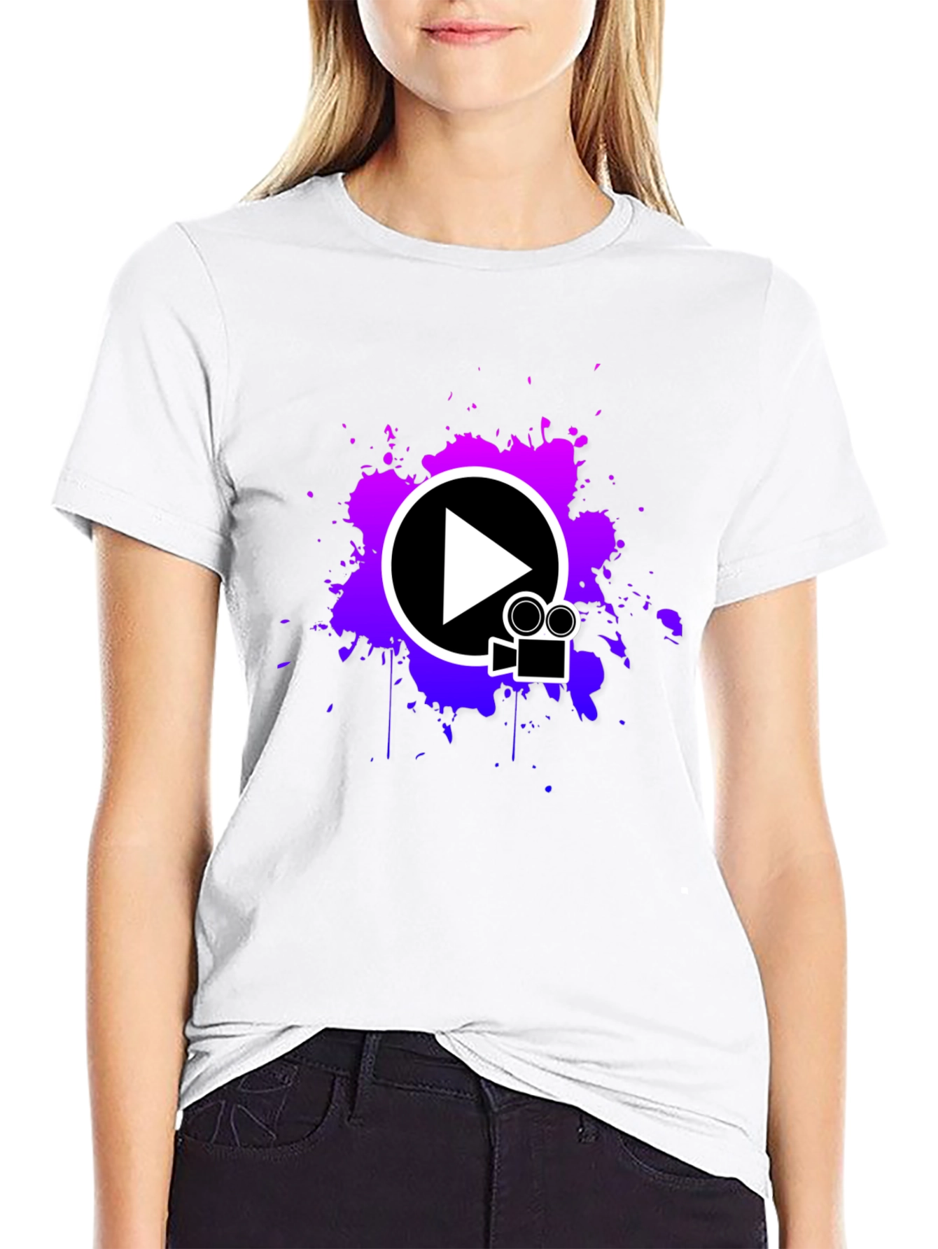 Vibrant Media Playback T-Shirt