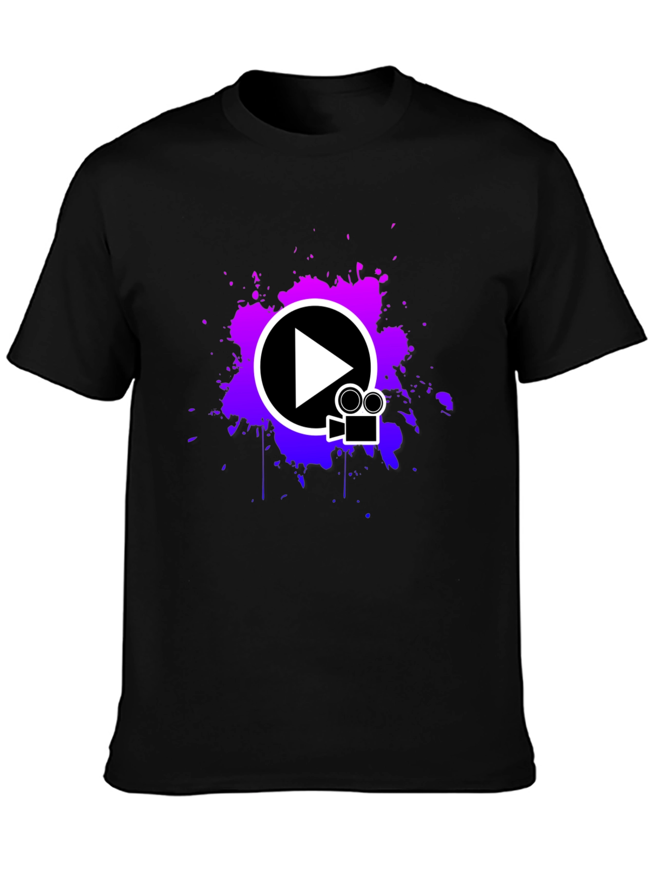 Vibrant Media Playback T-Shirt