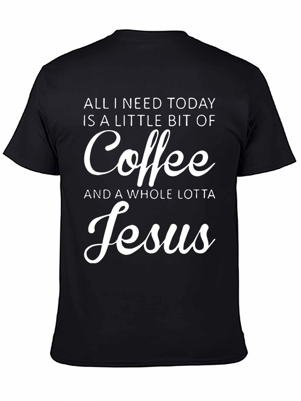 Coffee & Jesus Graphic Tee - Christian T-Shirt
