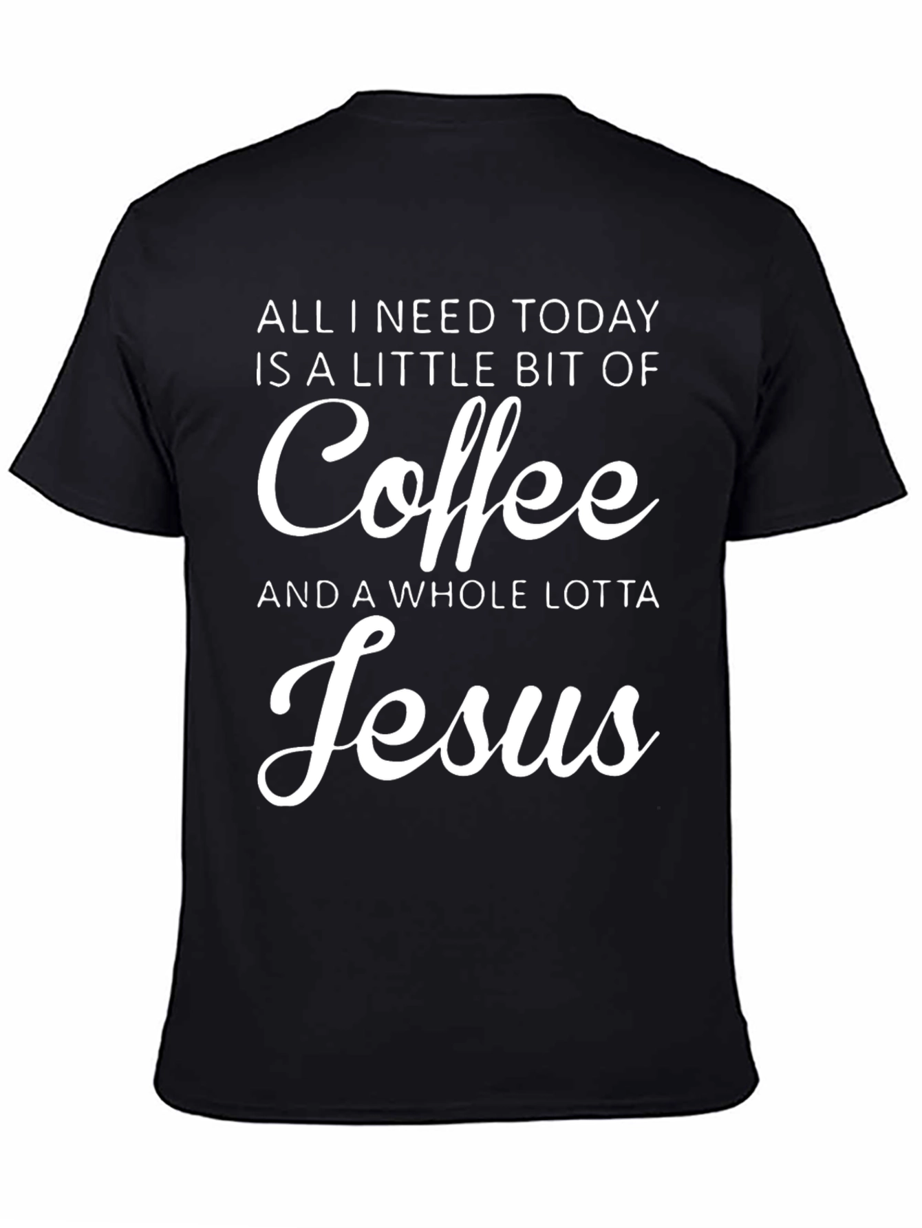 Coffee & Jesus Graphic Tee - Christian T-Shirt