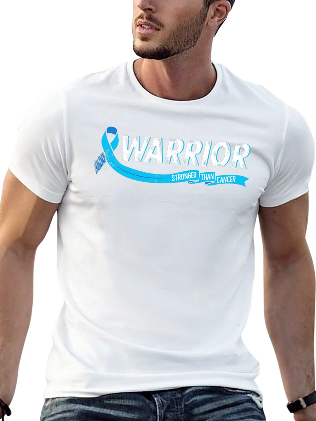 Warrior Stronger Than Cancer Awareness T-Shirt