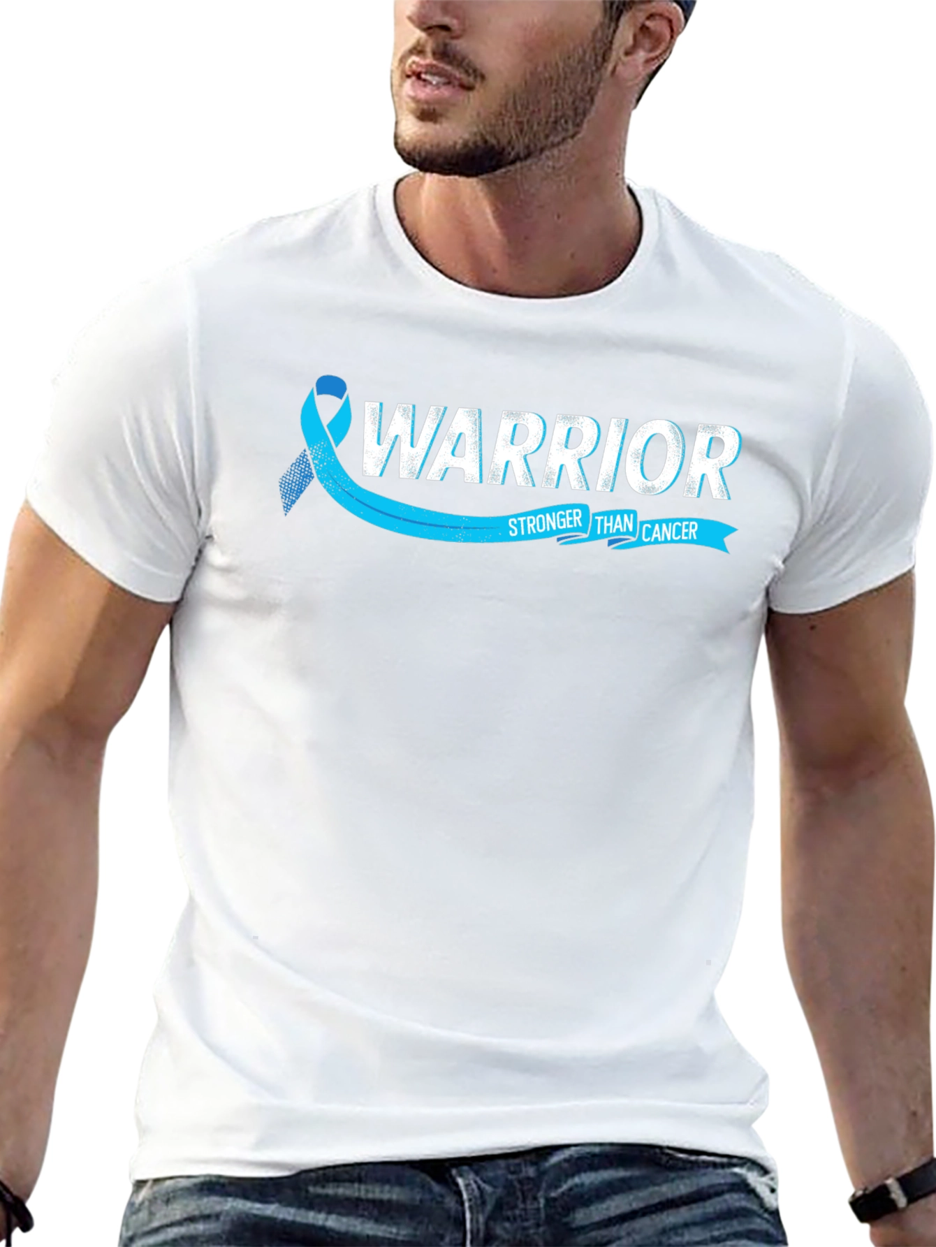 Warrior Stronger Than Cancer Awareness T-Shirt