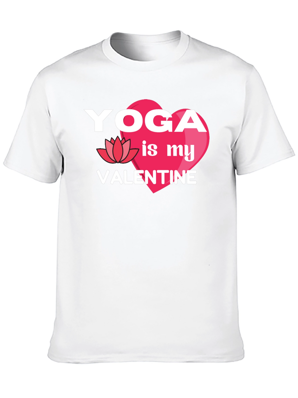 Yoga is My Valentine Graphic T-Shirt