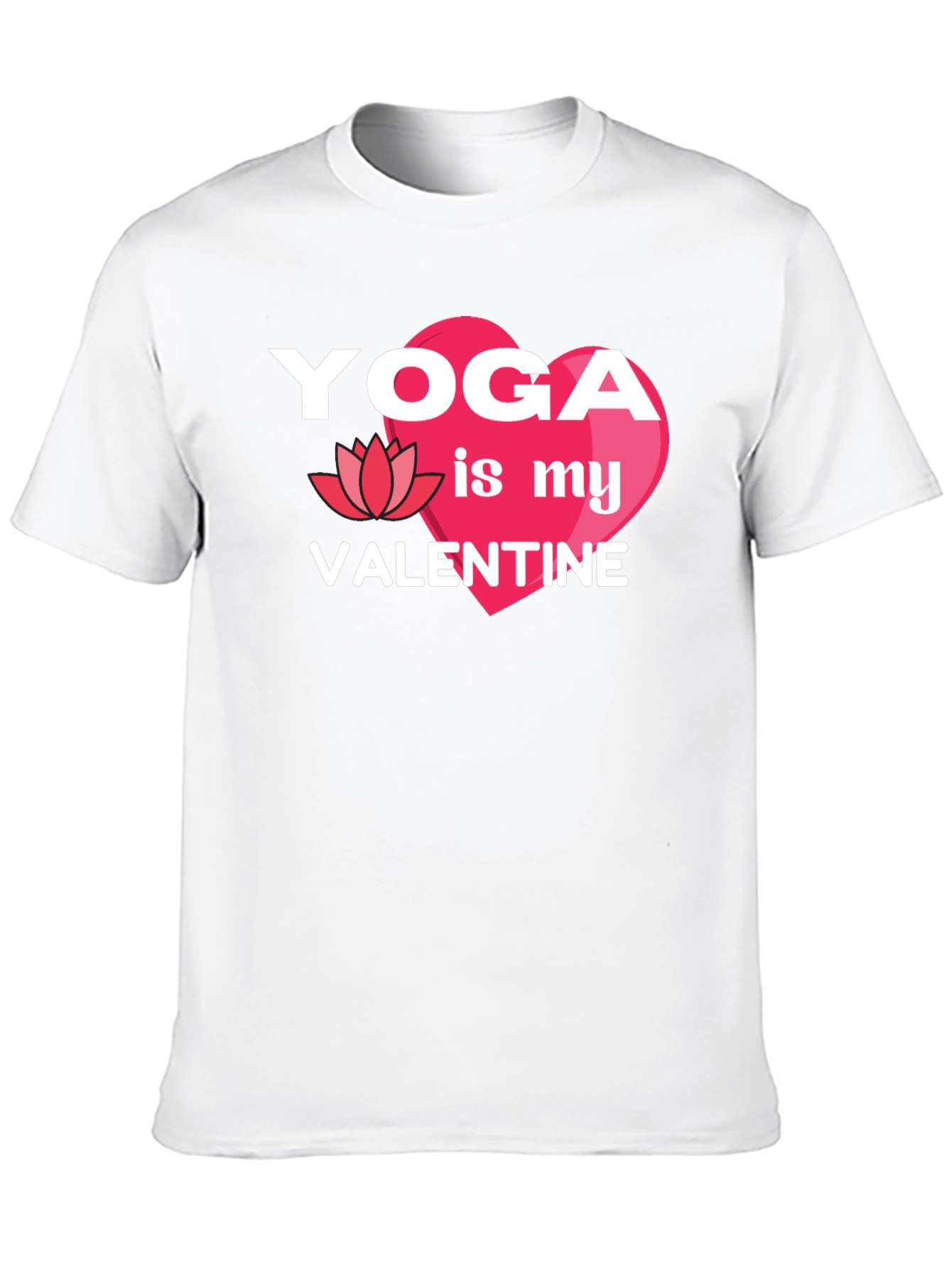 Yoga is My Valentine Graphic T-Shirt