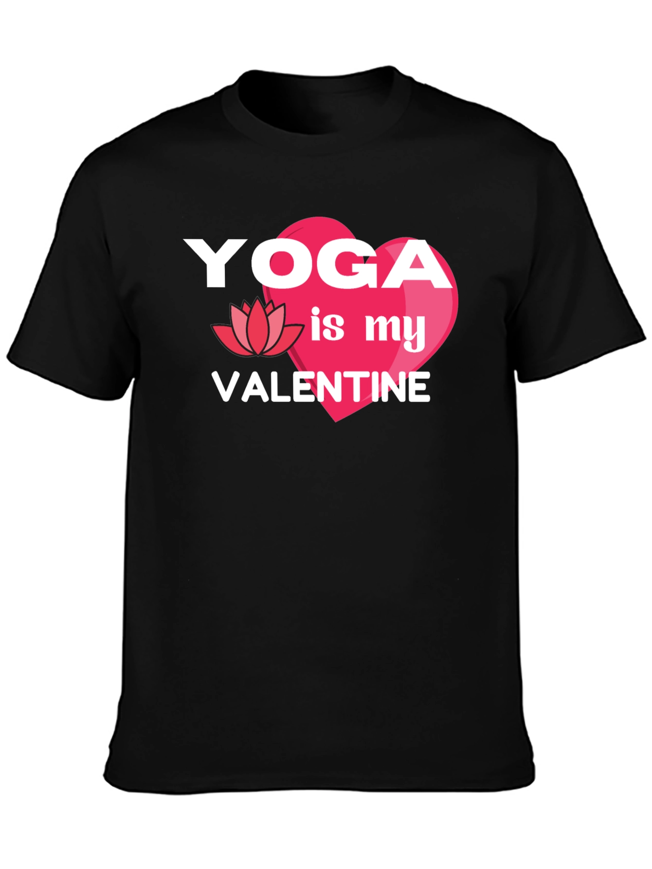Yoga is My Valentine Graphic T-Shirt