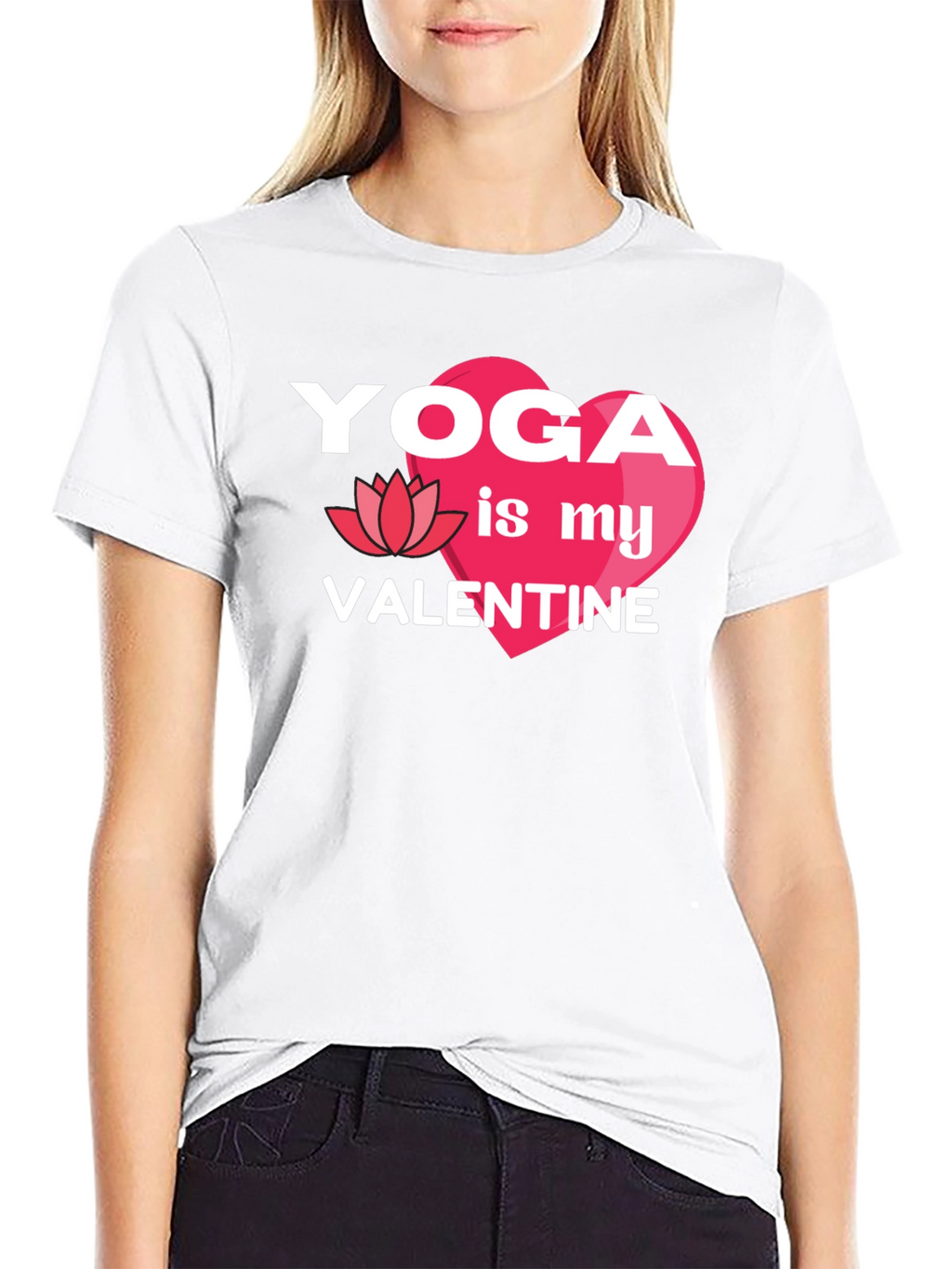 Yoga is My Valentine Graphic T-Shirt