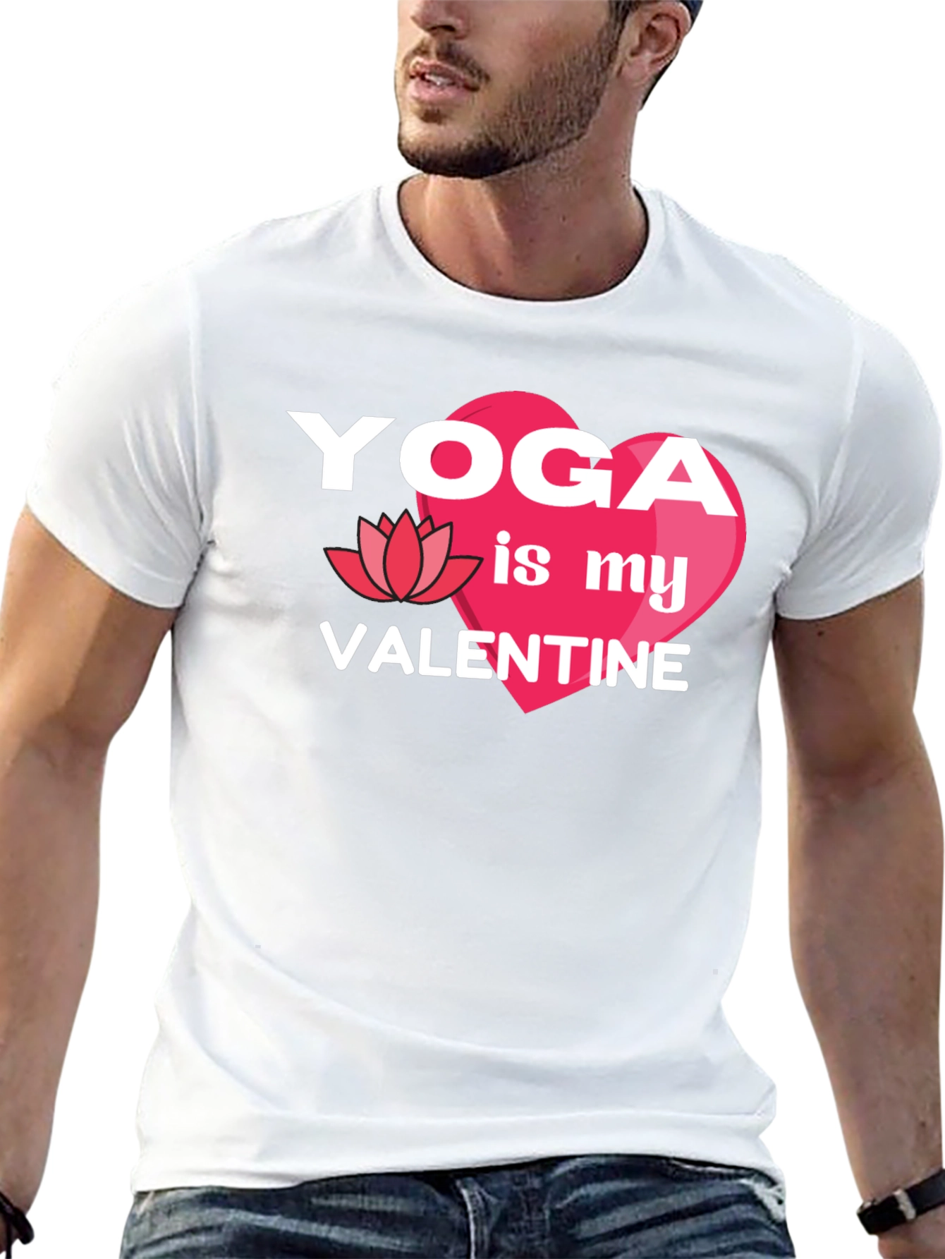 Yoga is My Valentine Graphic T-Shirt