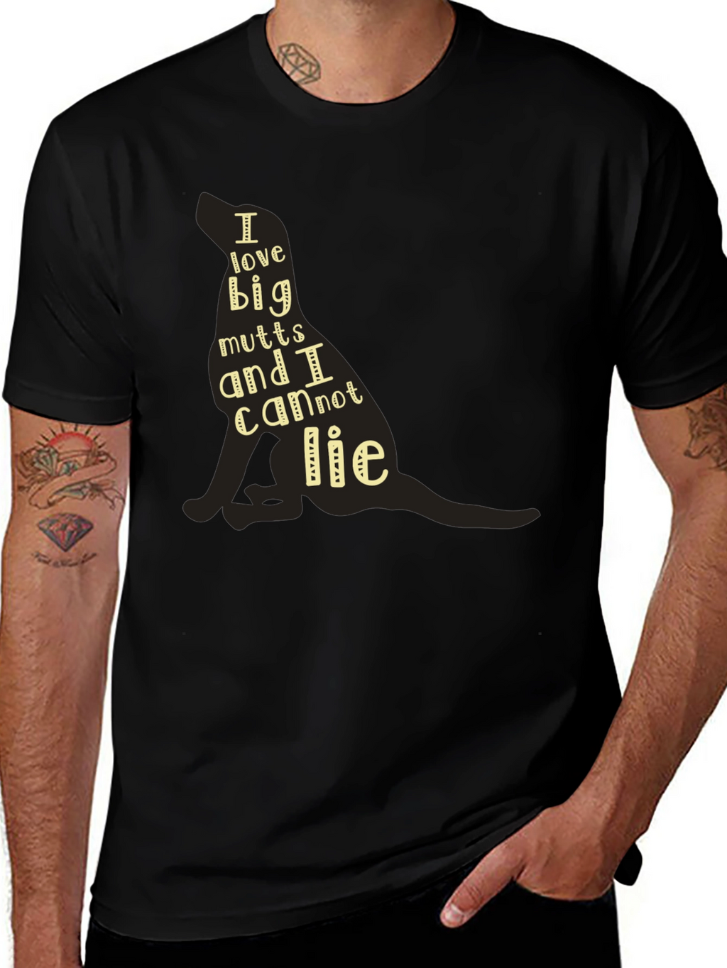 I Love Big Mutts Graphic Tee