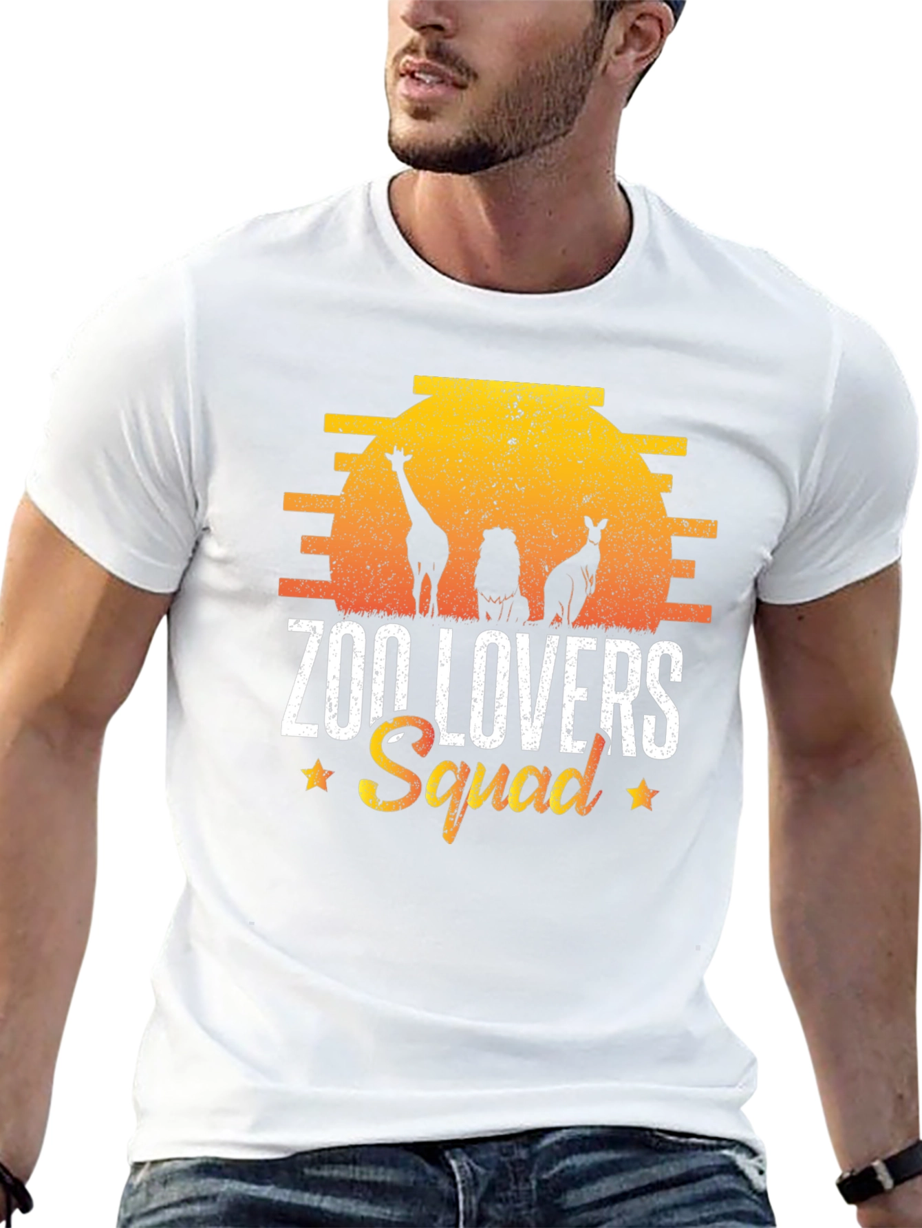 Zoo Lovers Squad Graphic T-Shirt