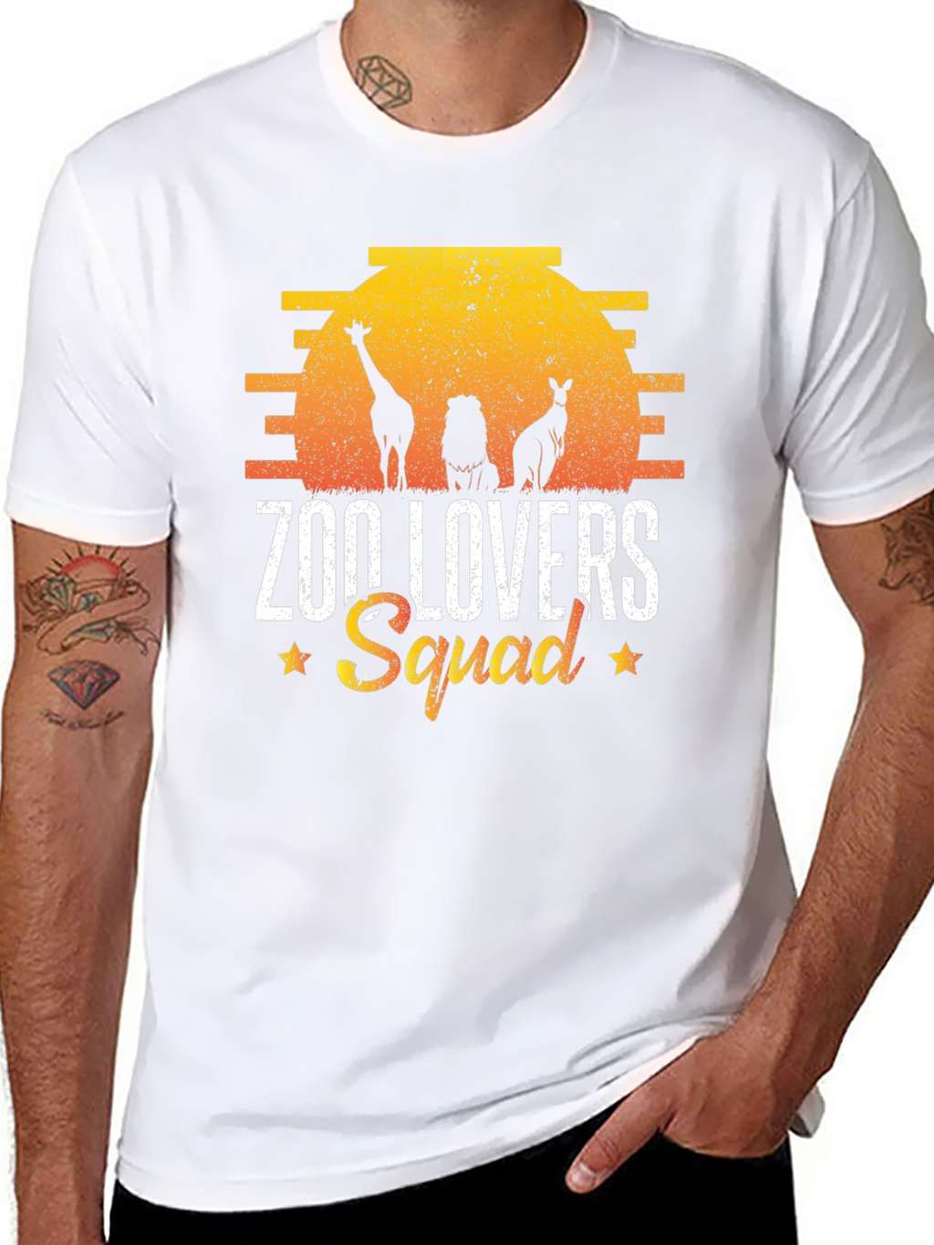 Zoo Lovers Squad Graphic T-Shirt