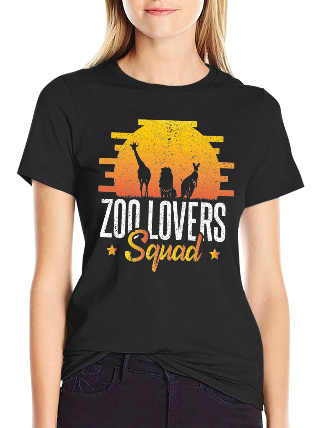 Zoo Lovers Squad Graphic T-Shirt