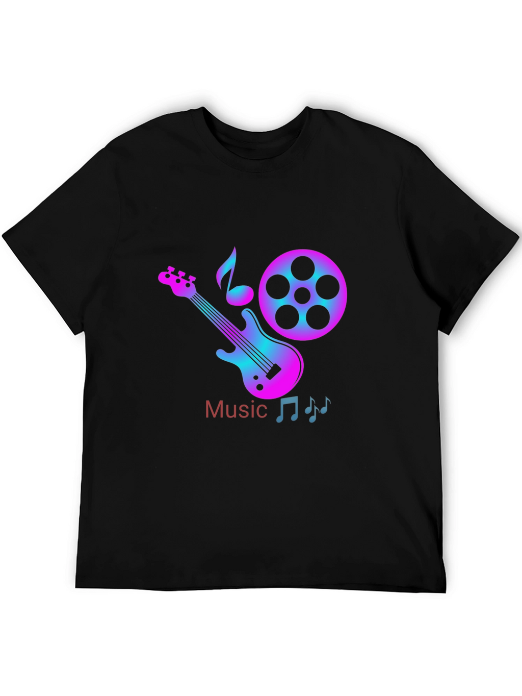 Music Themed Graphic T-Shirt