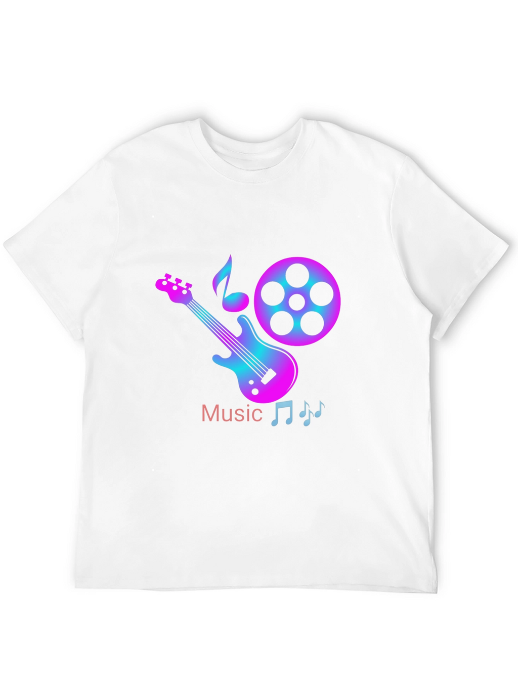 Music Themed Graphic T-Shirt