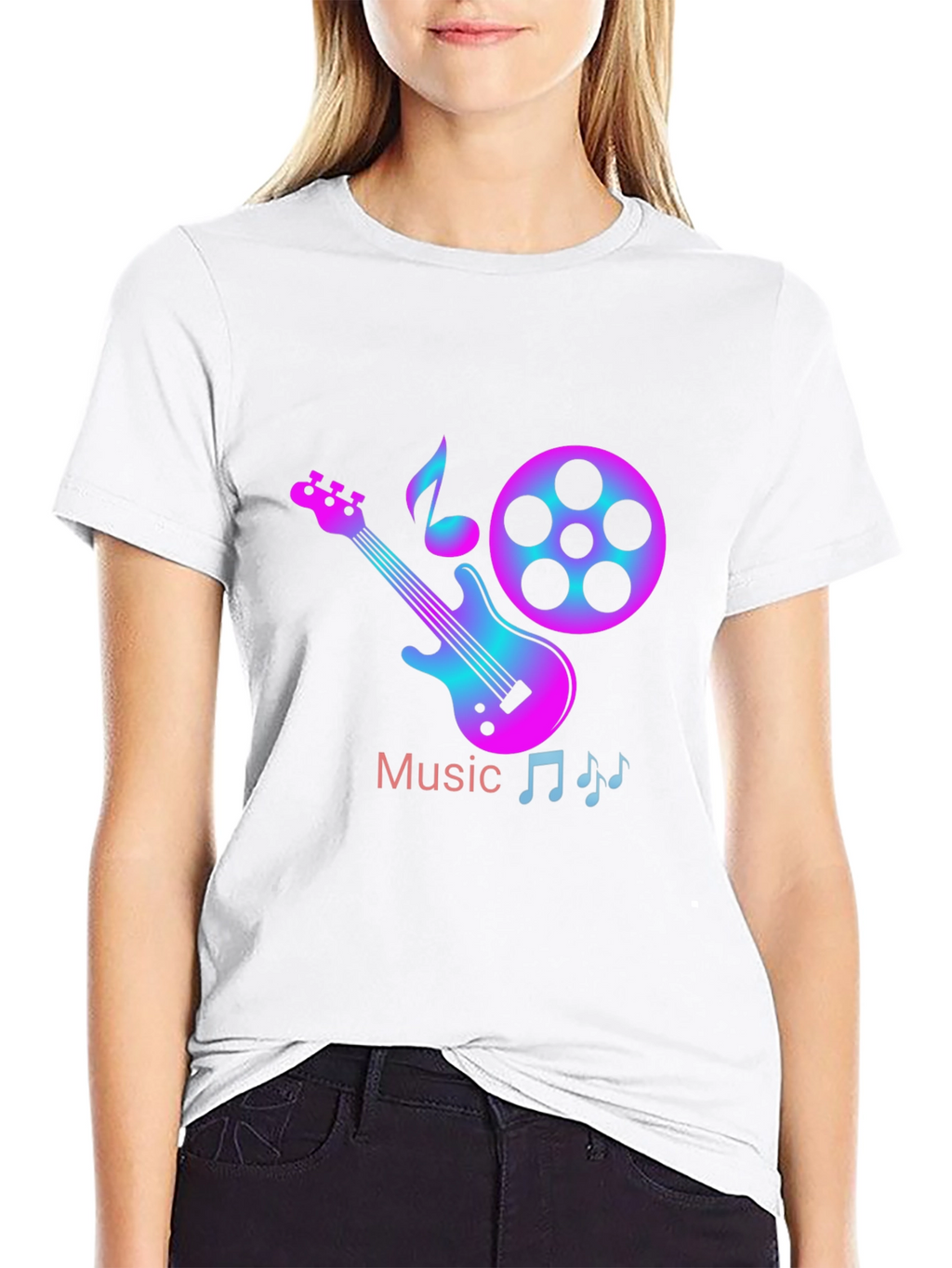 Music Themed Graphic T-Shirt