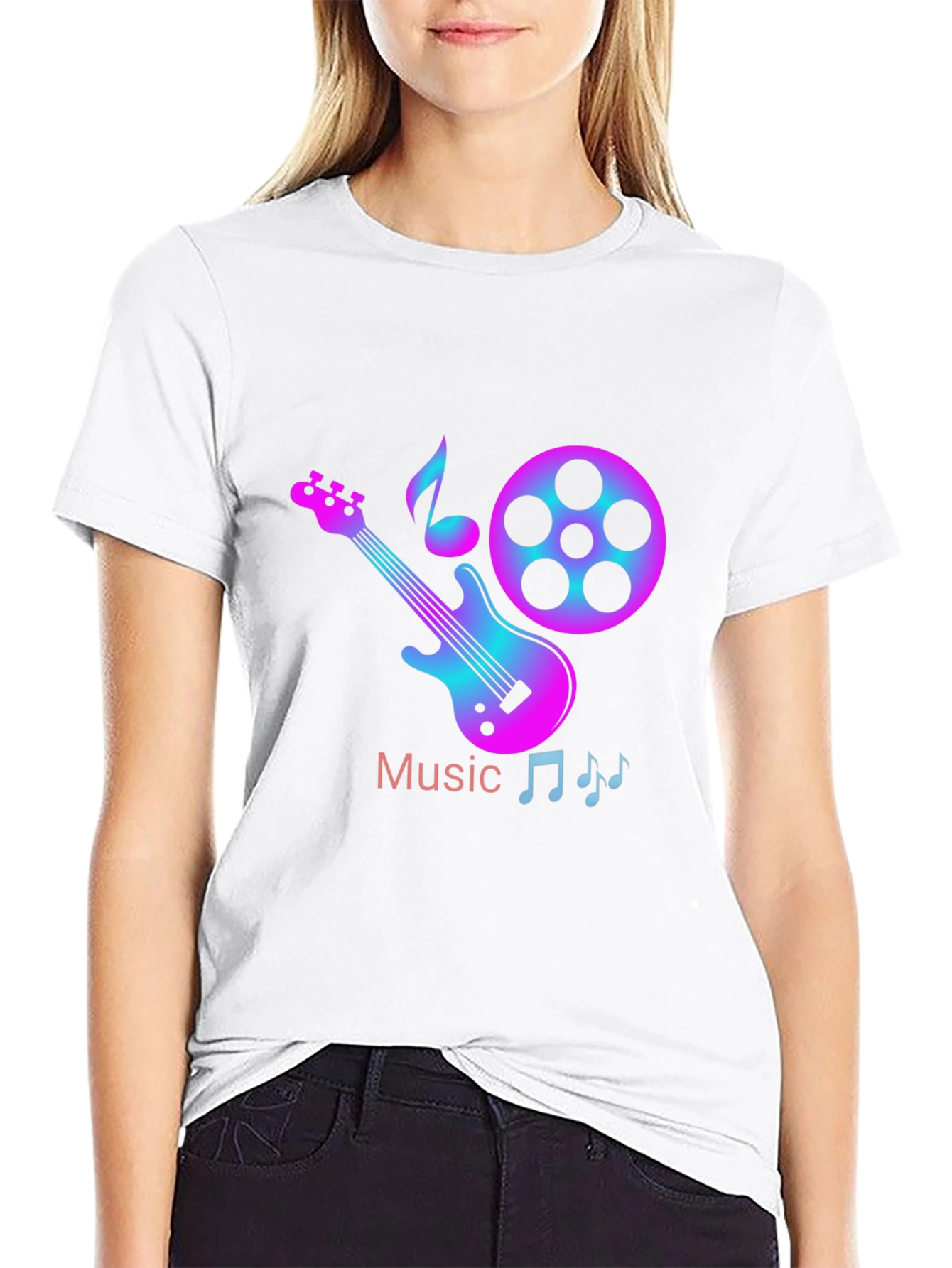 Music Themed Graphic T-Shirt