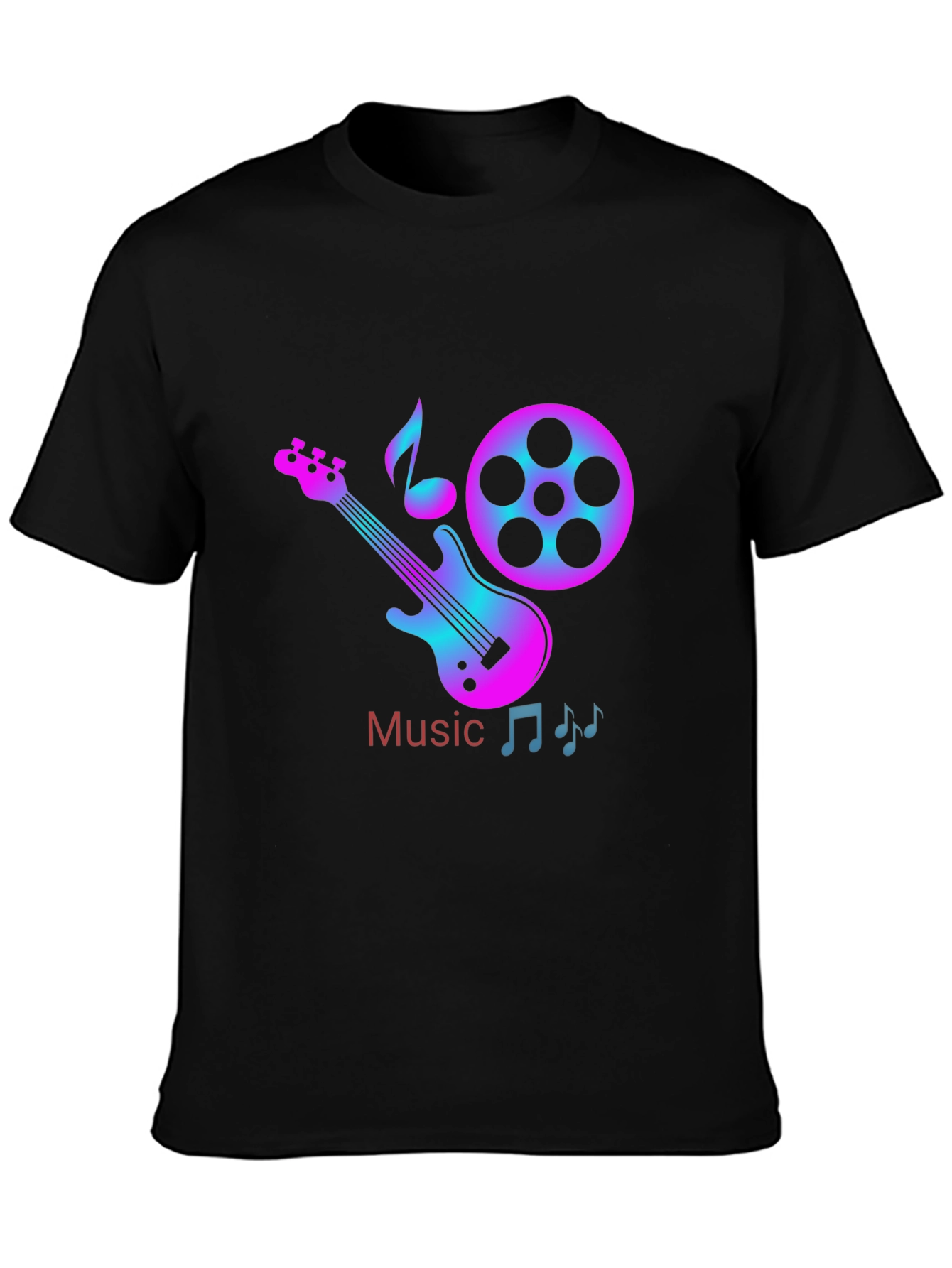 Music Themed Graphic T-Shirt