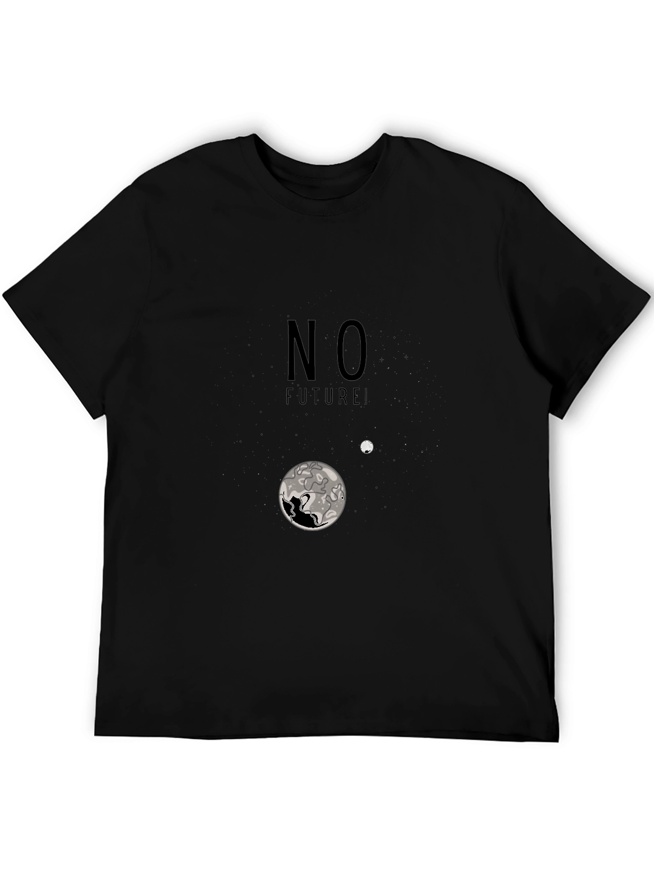 No Future Graphic Print T-Shirt