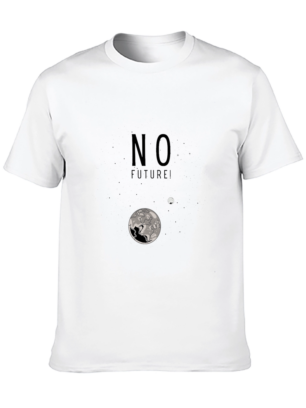 No Future Graphic Print T-Shirt