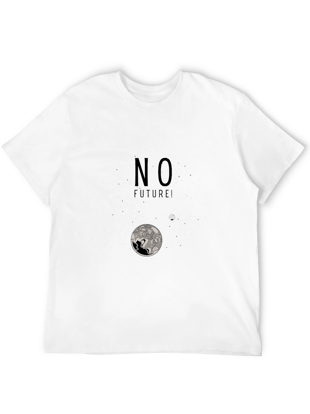 No Future Graphic Print T-Shirt