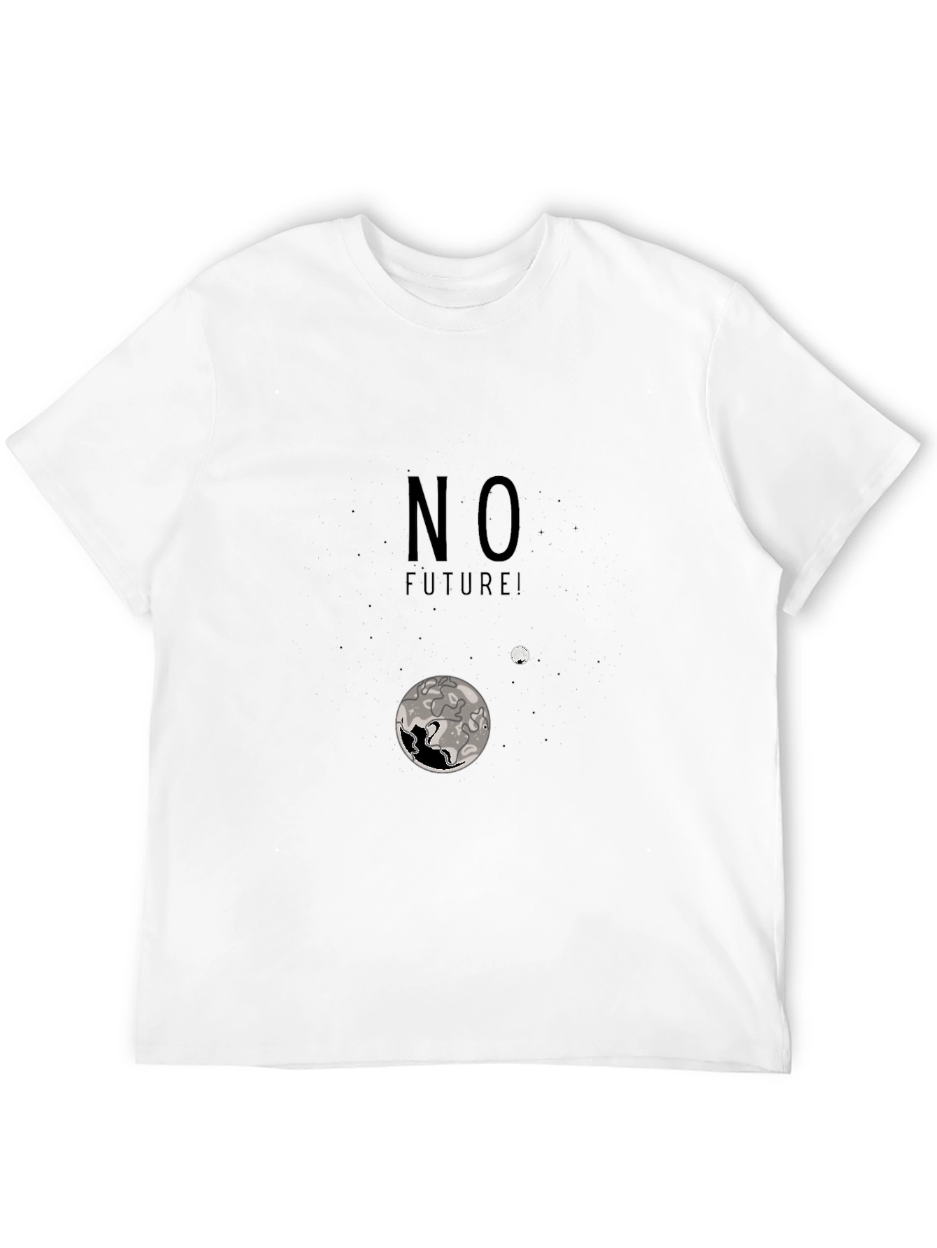 No Future Graphic Print T-Shirt