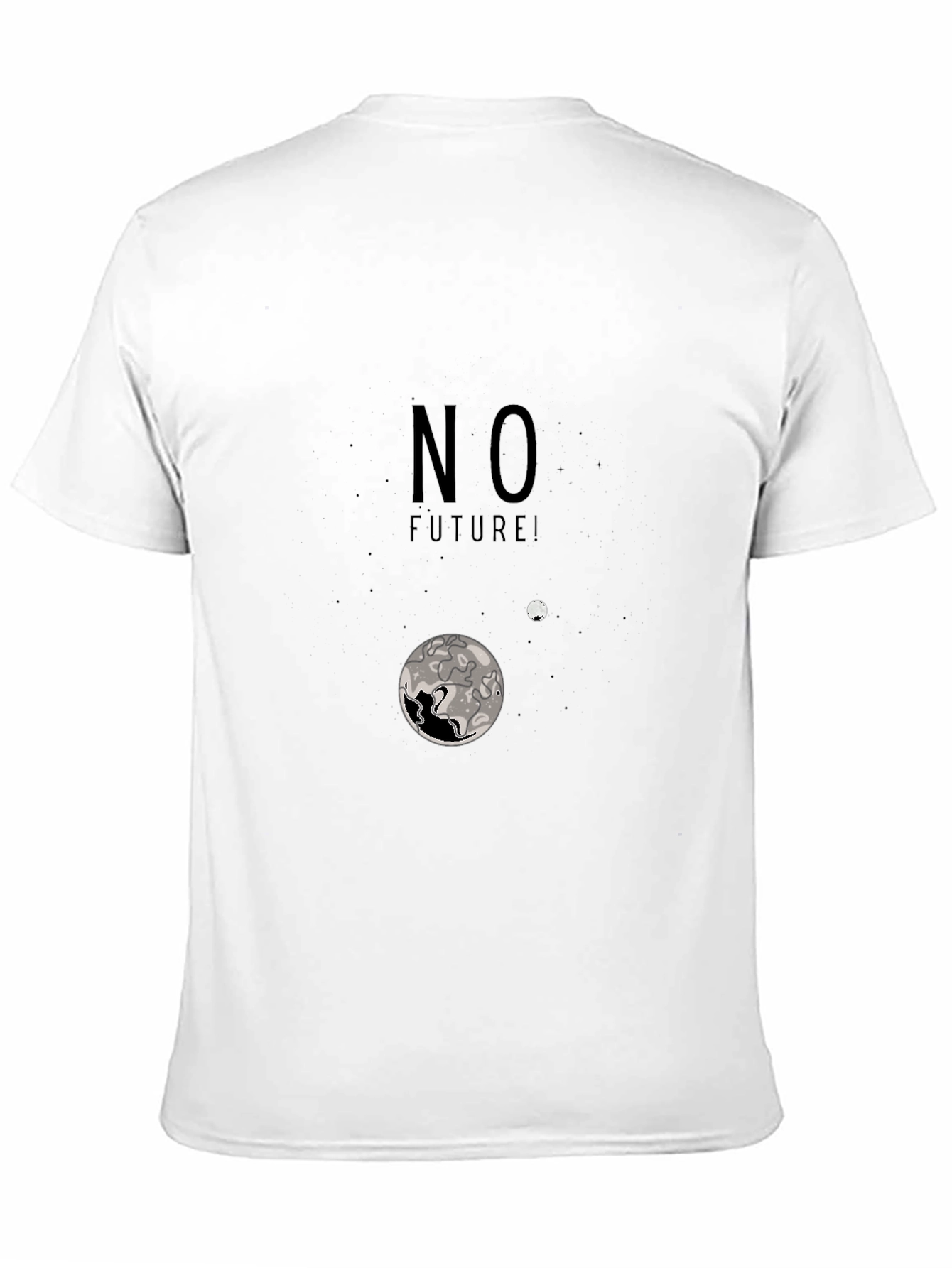 No Future Graphic Print T-Shirt