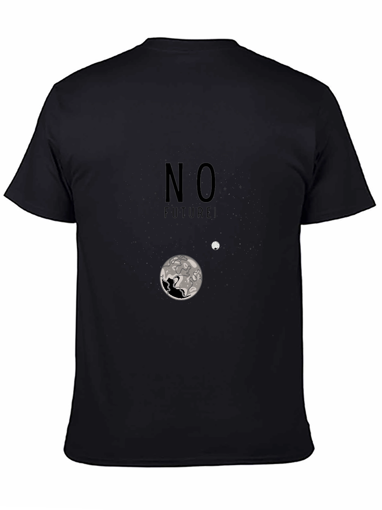 No Future Graphic Print T-Shirt