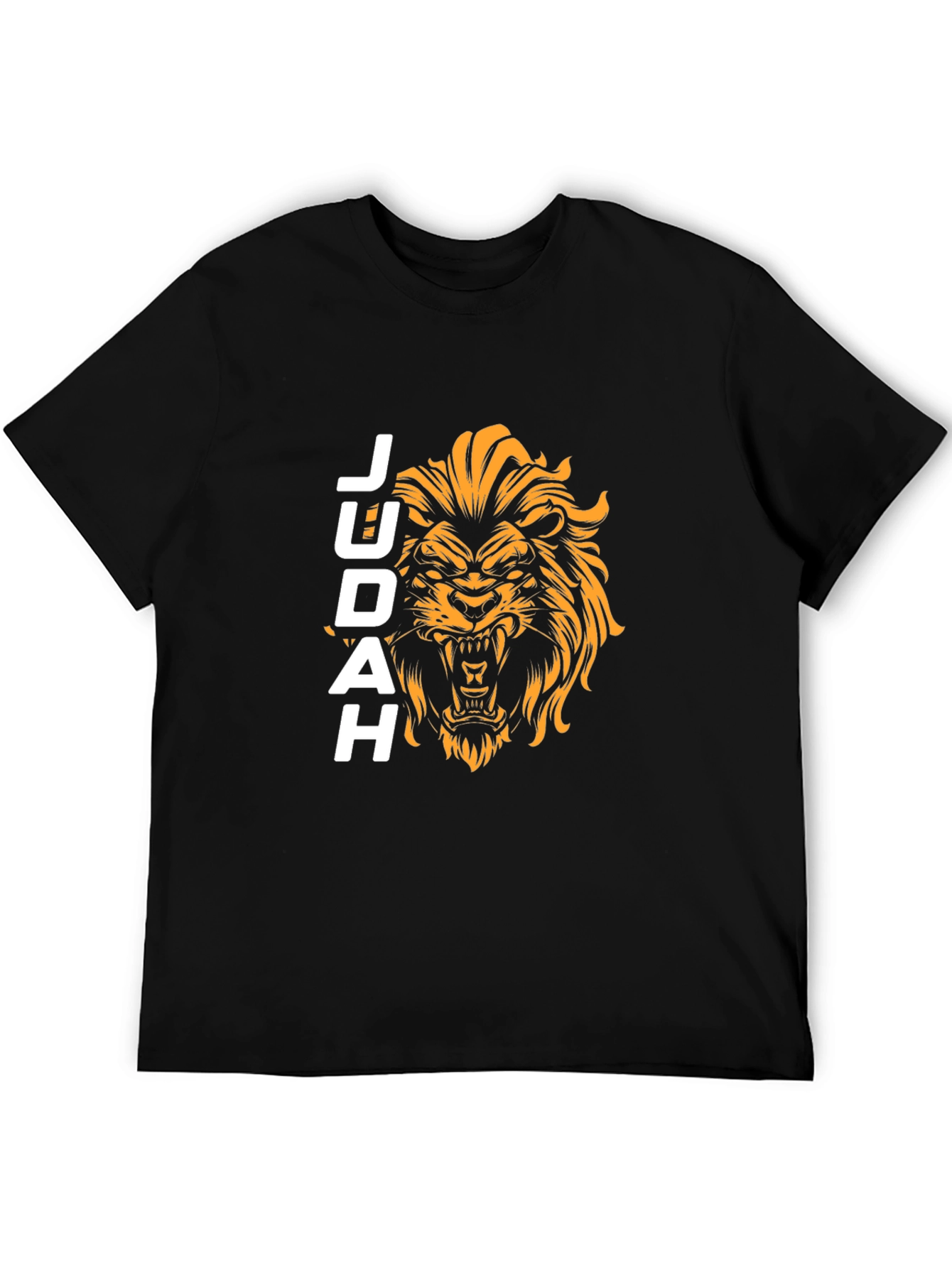 Judah Lion Graphic T-Shirt - Black