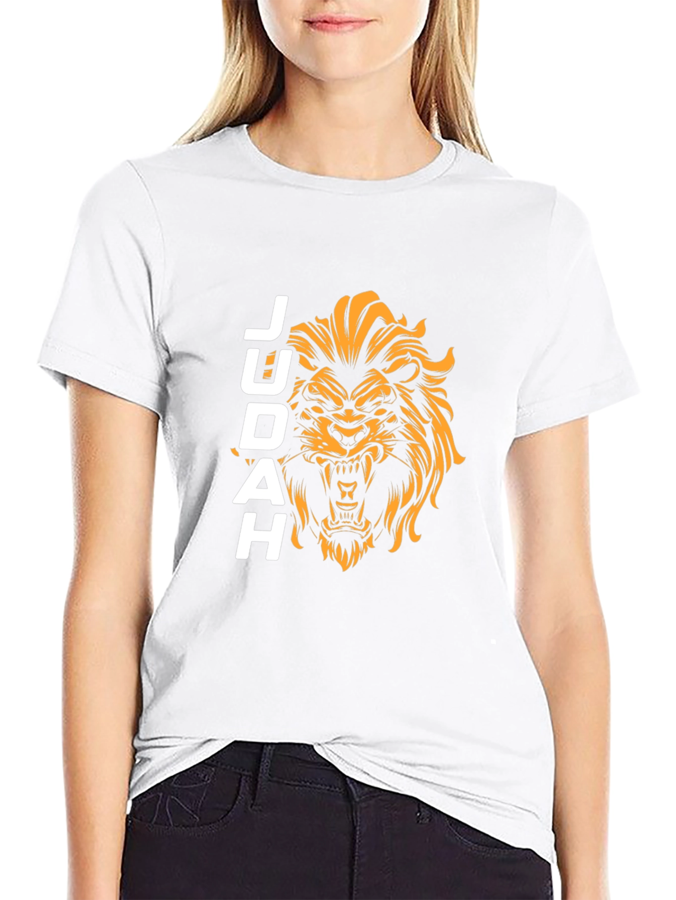 Judah Lion Graphic T-Shirt - Black