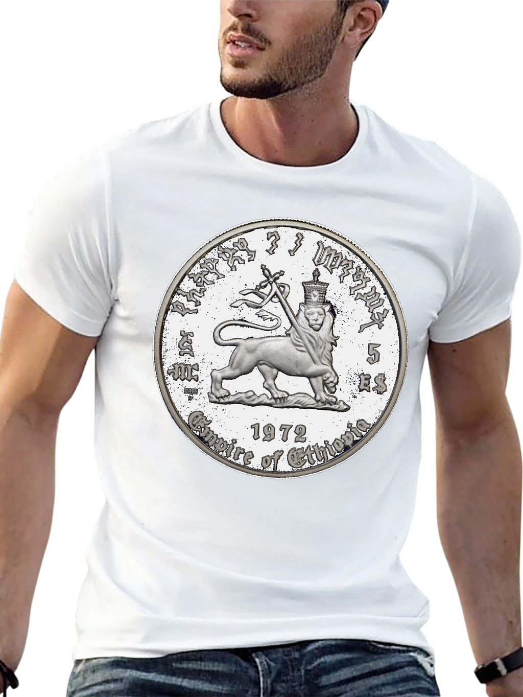 Ethiopian Lion T-Shirt - Black