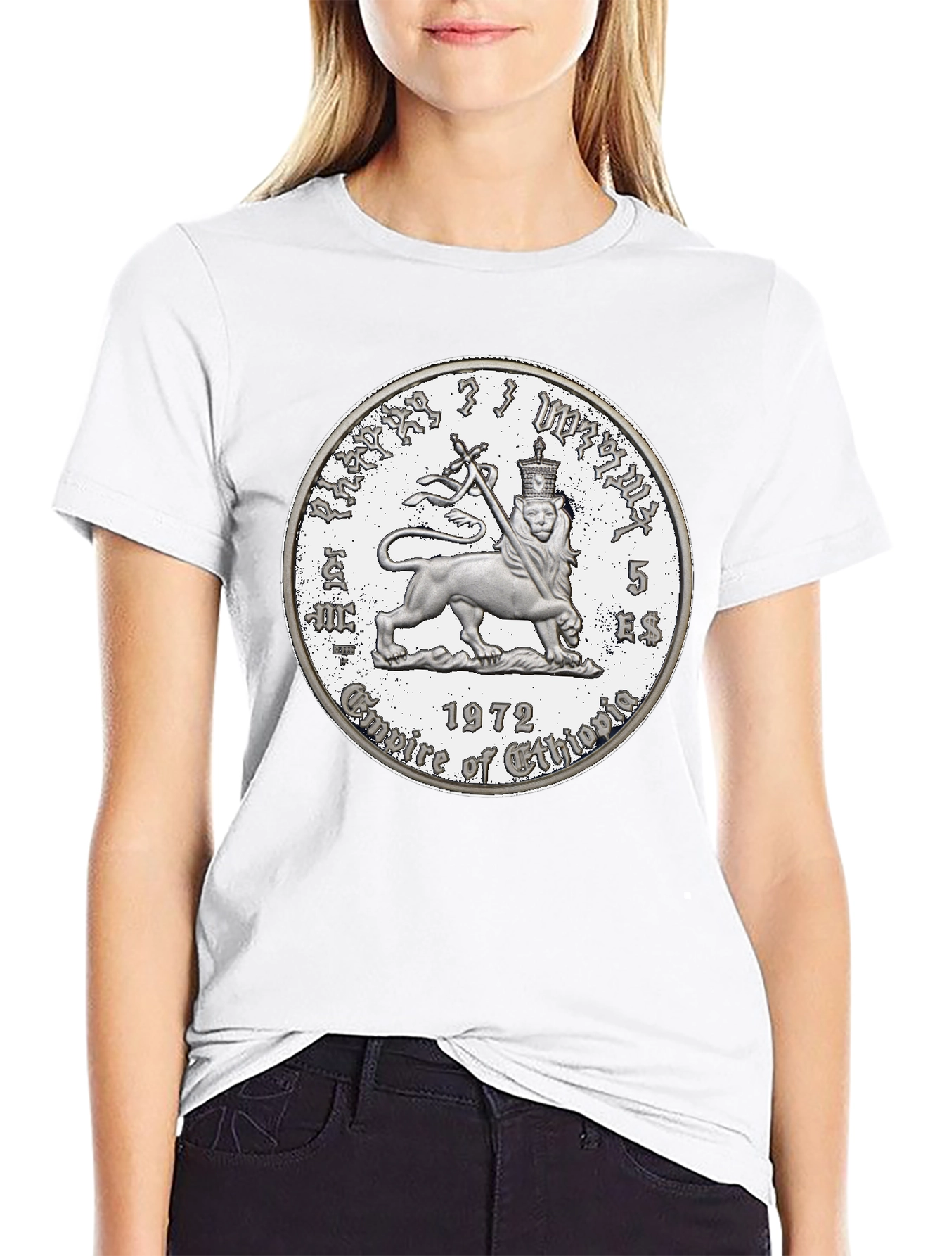 Ethiopian Lion T-Shirt - Black