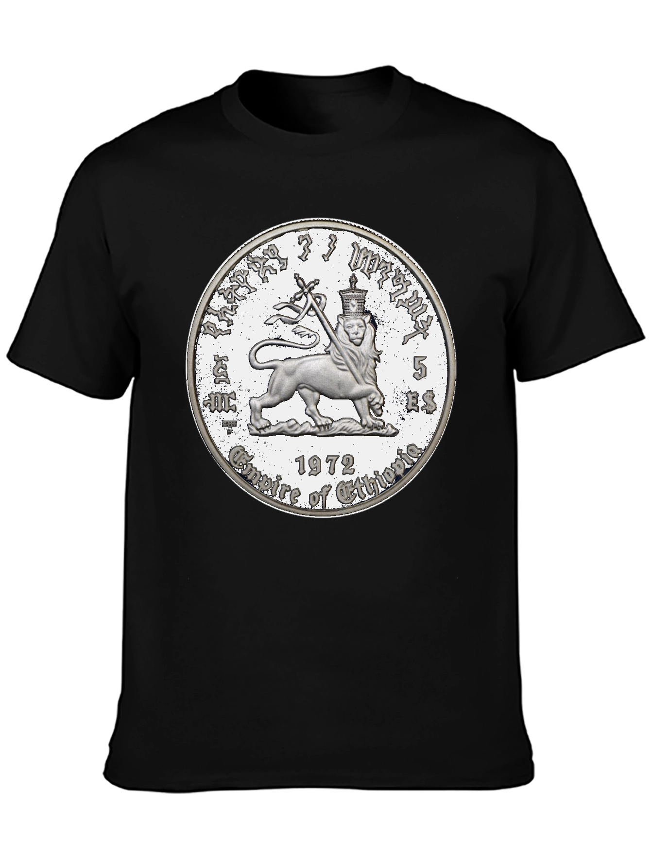 Ethiopian Lion T-Shirt - Black