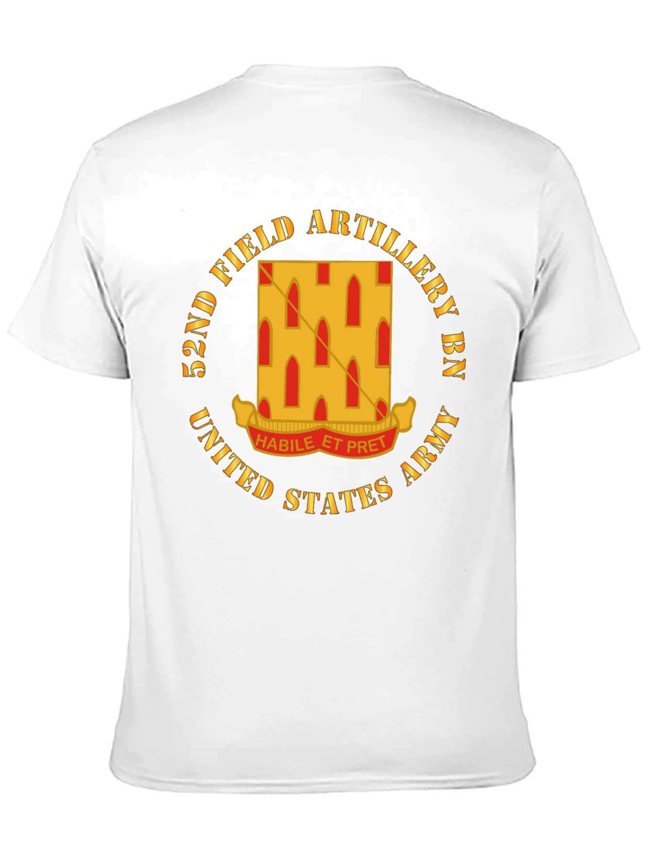 52nd Field Artillery T-Shirt - US Army Pride