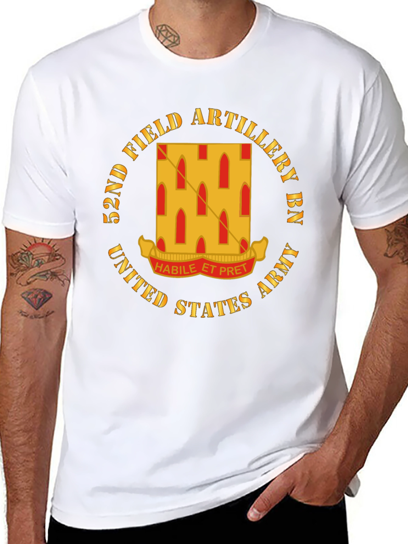 52nd Field Artillery T-Shirt - US Army Pride