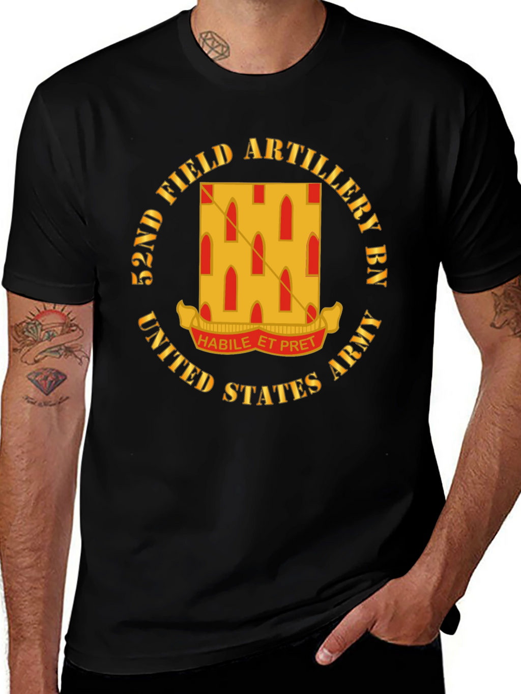 52nd Field Artillery T-Shirt - US Army Pride