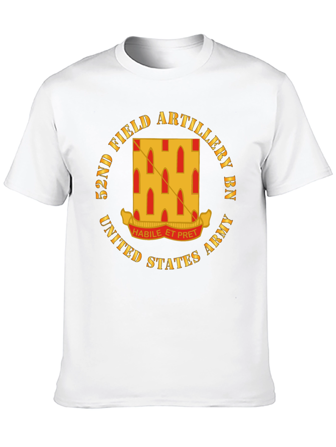 52nd Field Artillery T-Shirt - US Army Pride