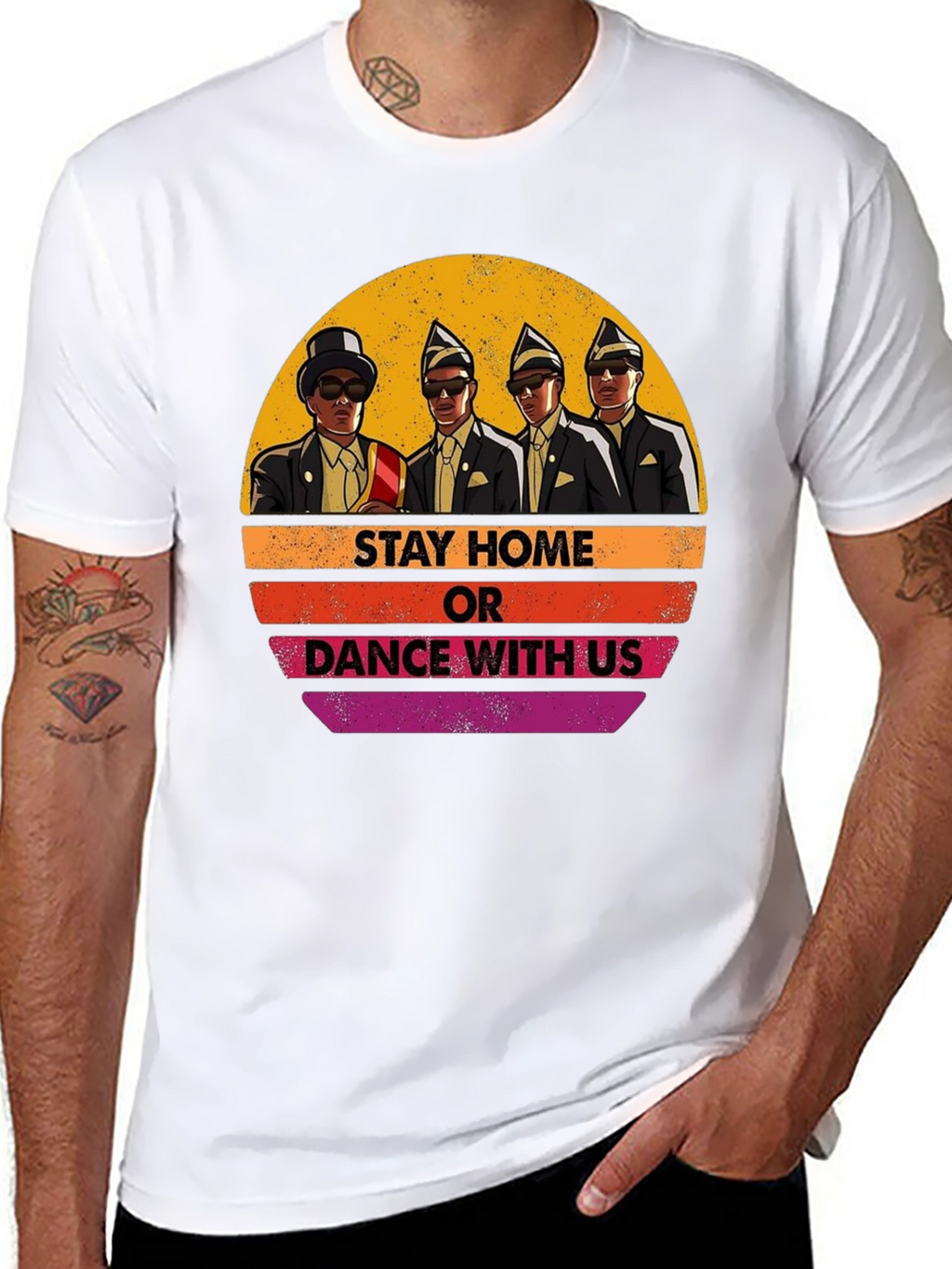 Stay Home or Dance with Us T-Shirt