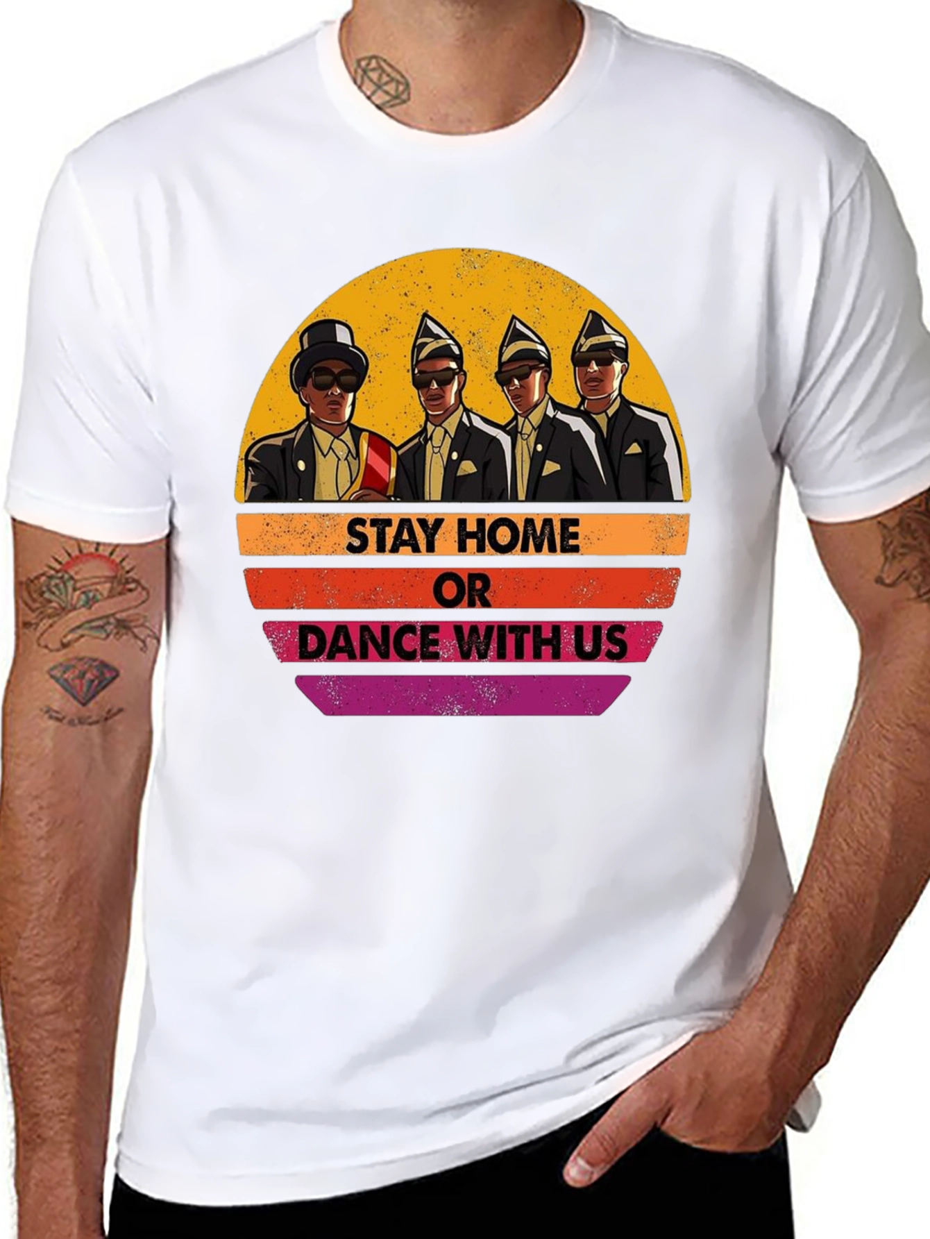 Stay Home or Dance with Us T-Shirt