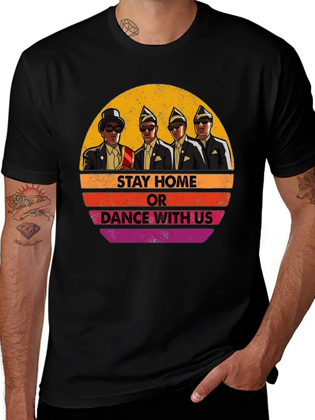 Stay Home or Dance with Us T-Shirt