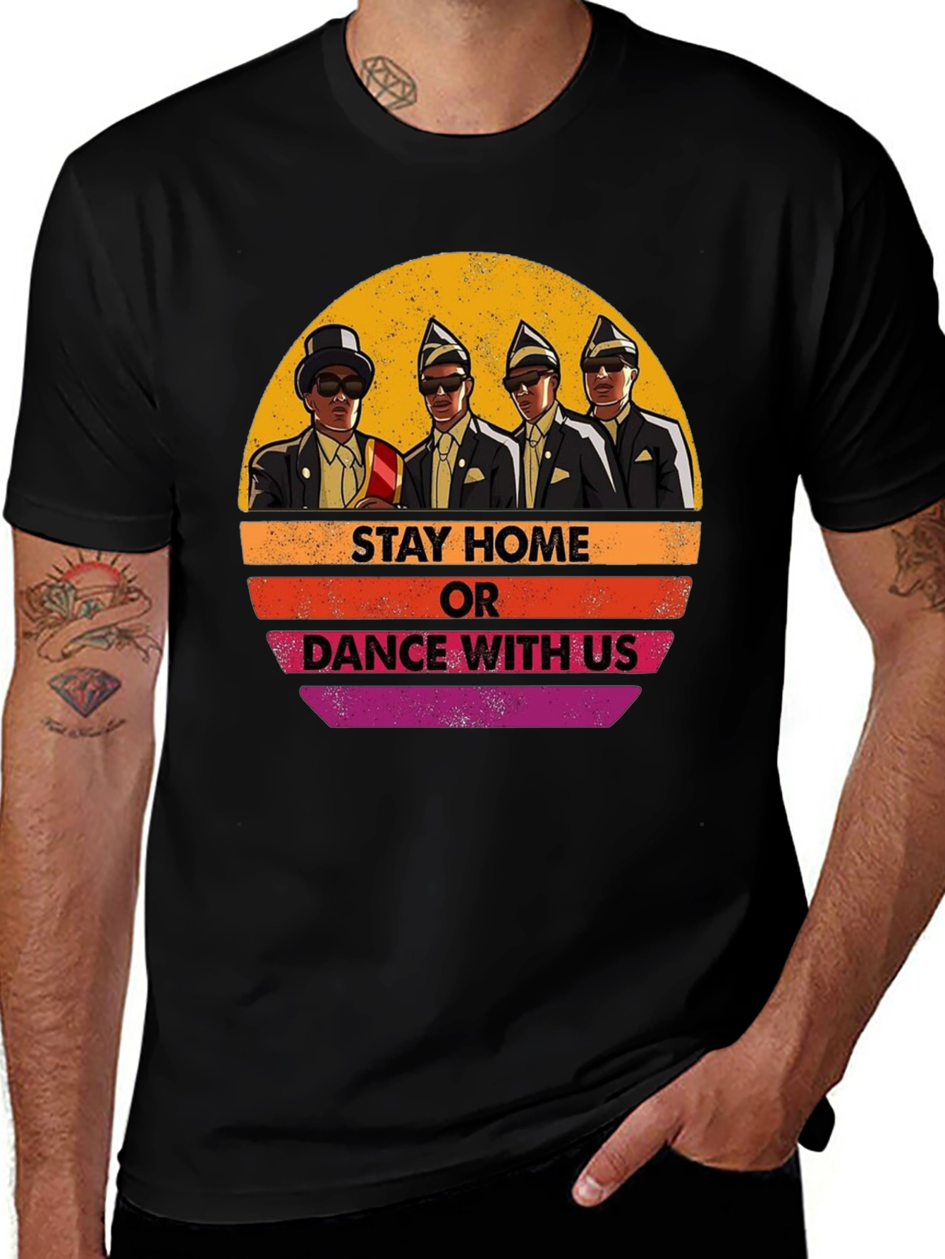 Stay Home or Dance with Us T-Shirt